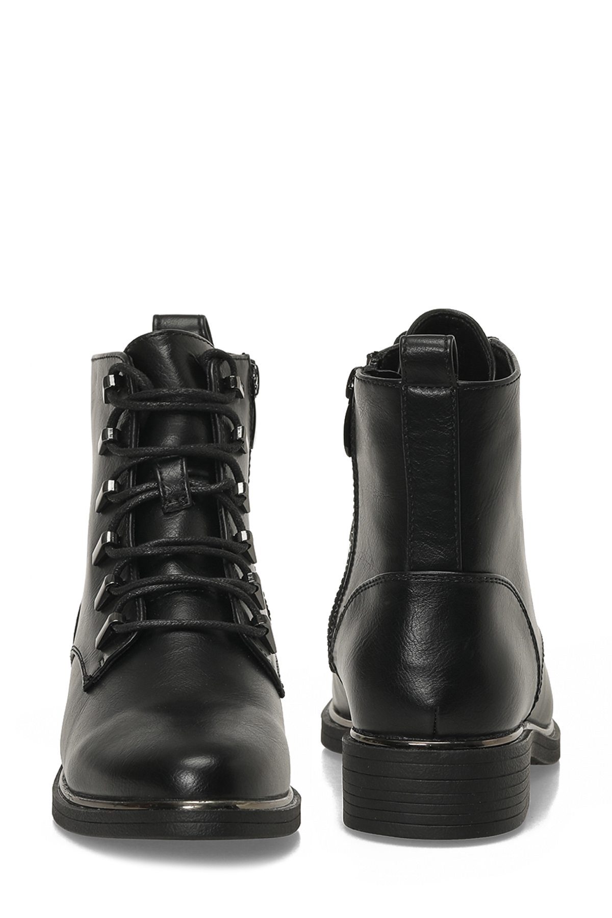 Polaris 326046.Z 5PR Siyah Kadın Düz Bot - Görsel 6