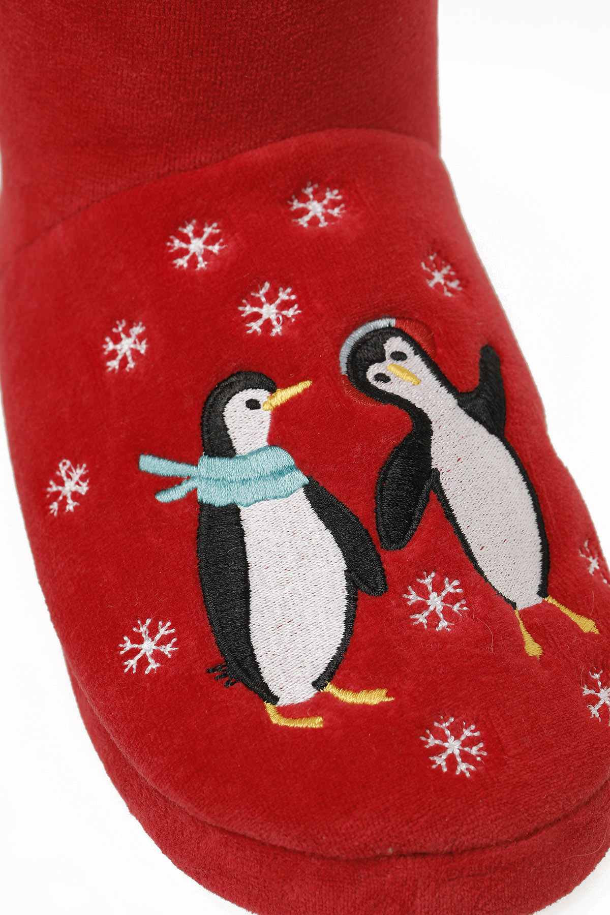 609096.Z5PR Kırmızı Kadın Panduf - Görsel 8