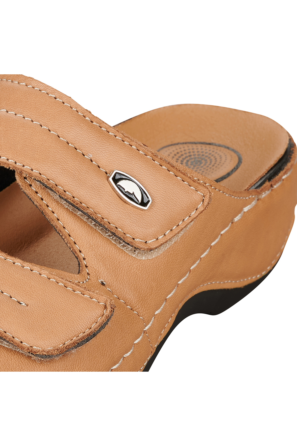 Gezer Kadın Ayarlanabilir Hakik Deri Terlik - Görsel 4