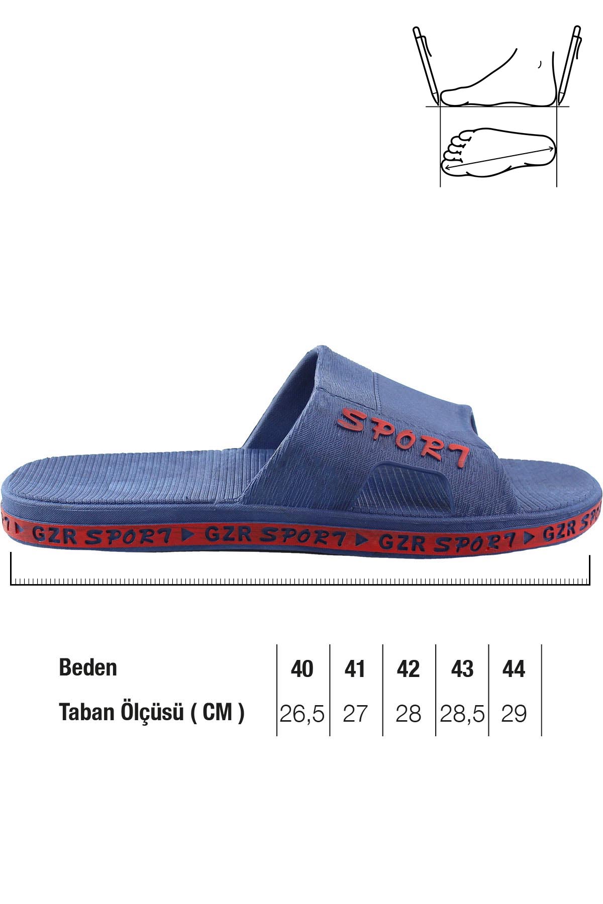 Yazlık Kaydırmaz Taban Erkek Terlik - Görsel 3