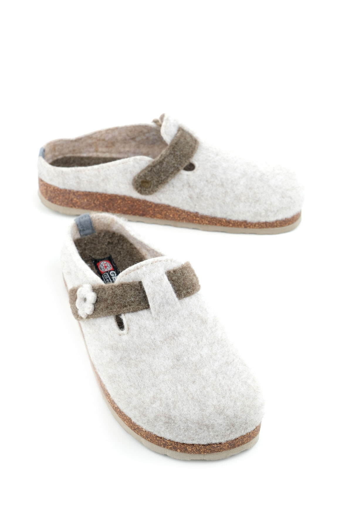 Gezer Gezer Bej Kışlık Mantar Taban Kadın Terlik Flo'da! Bej - 2. görsel