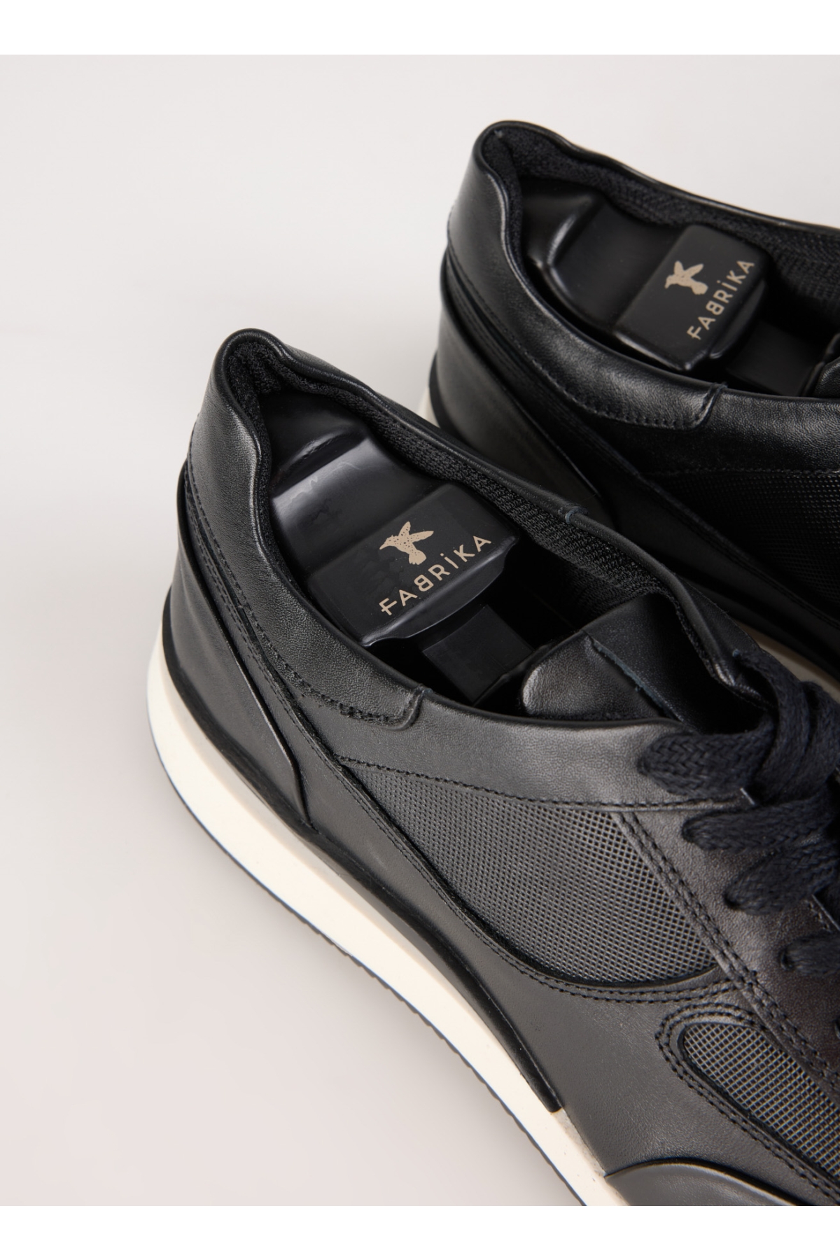 Siyah Erkek Deri Sneaker GIMCHE - Görsel 3