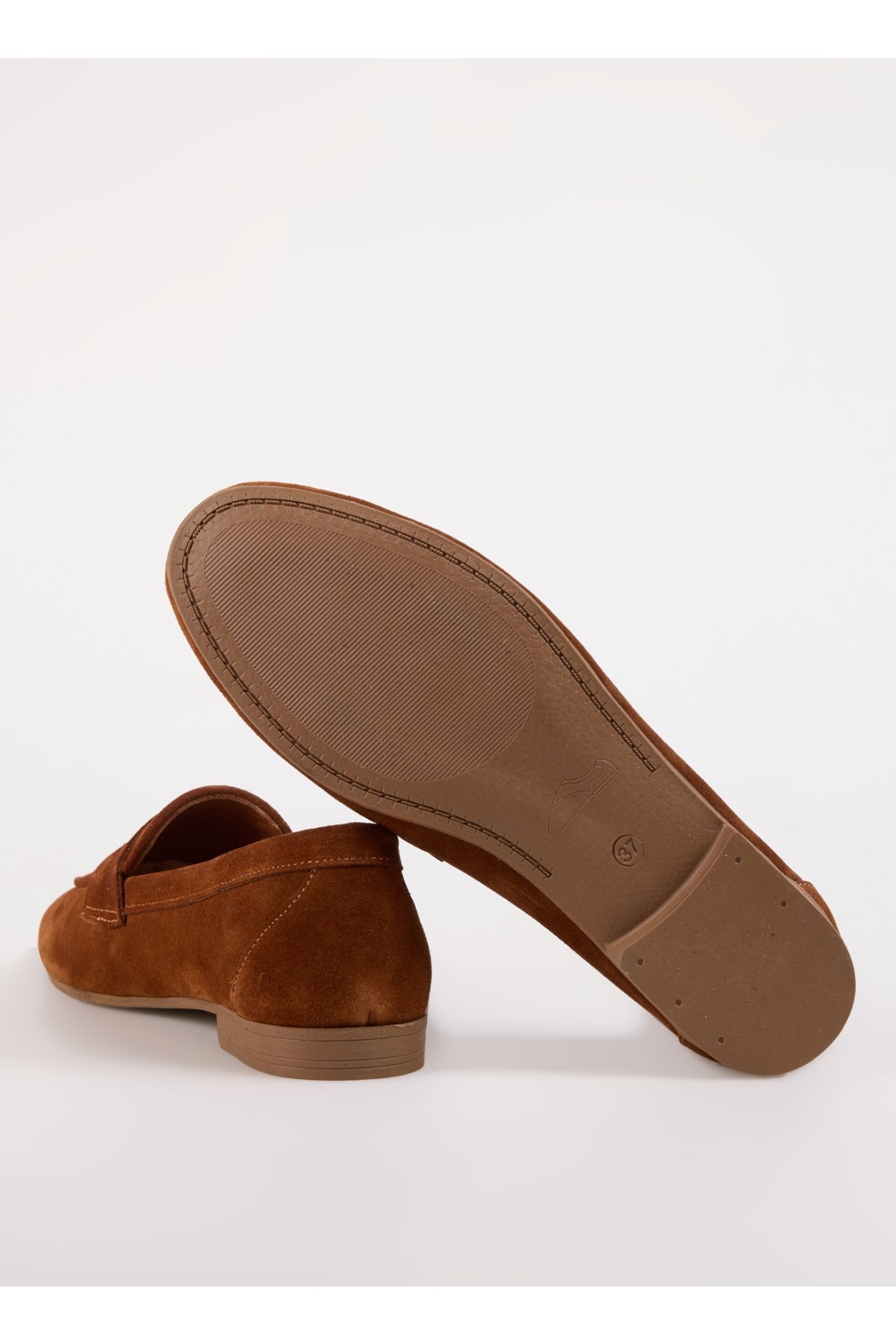 Taba Kadın Süet Loafer BURY - Görsel 6