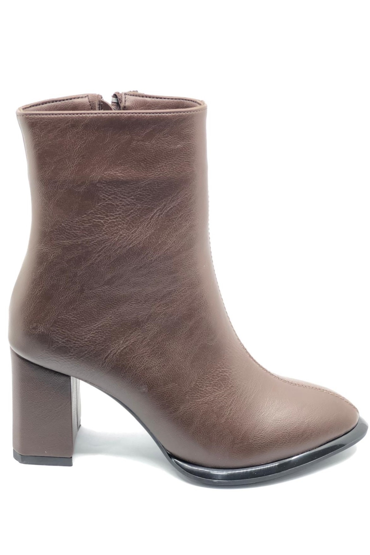 Dikiş Detaylı Klasik Topuklu Kadın Bot - Görsel 2