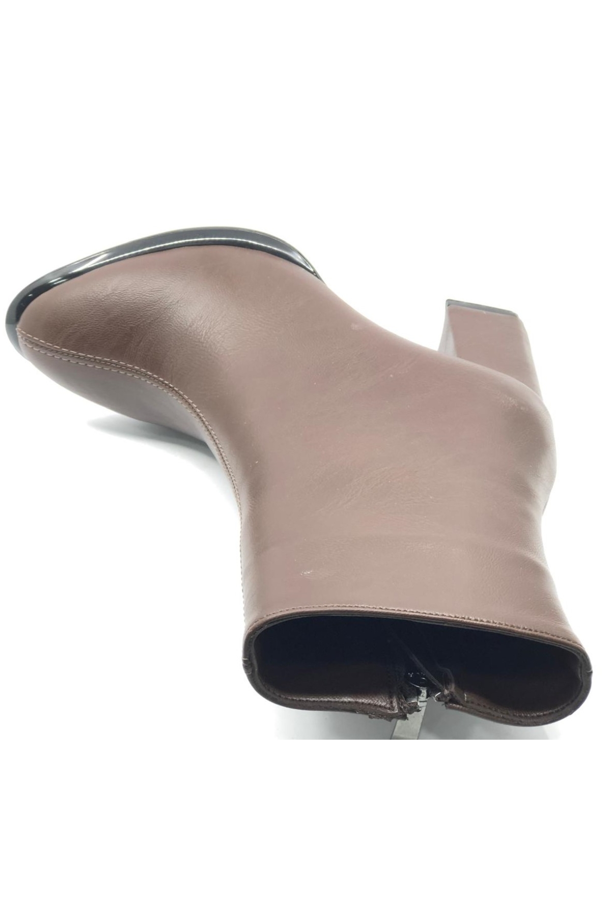 Dikiş Detaylı Klasik Topuklu Kadın Bot - Görsel 5