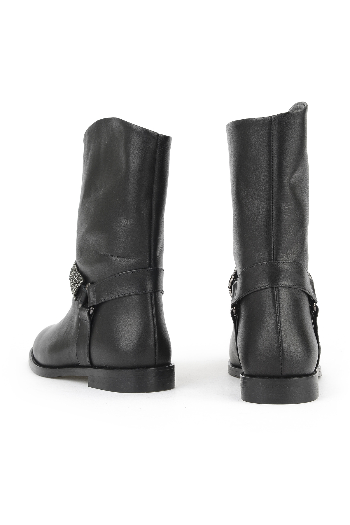 Kadın Hakiki Deri Çizme 1531030Z25110 Siyah - Görsel 4