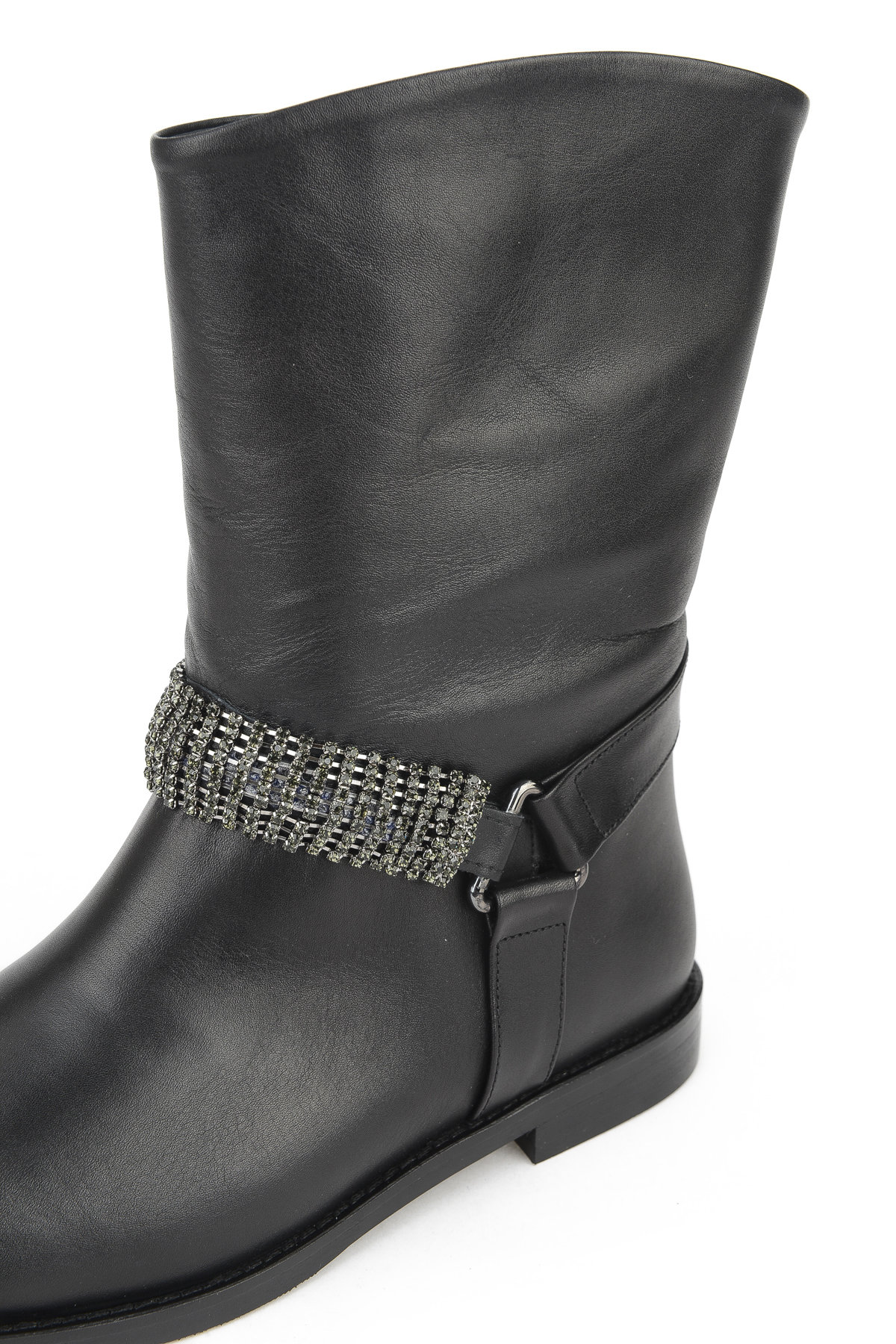 Kadın Hakiki Deri Çizme 1531030Z25110 Siyah - Görsel 7