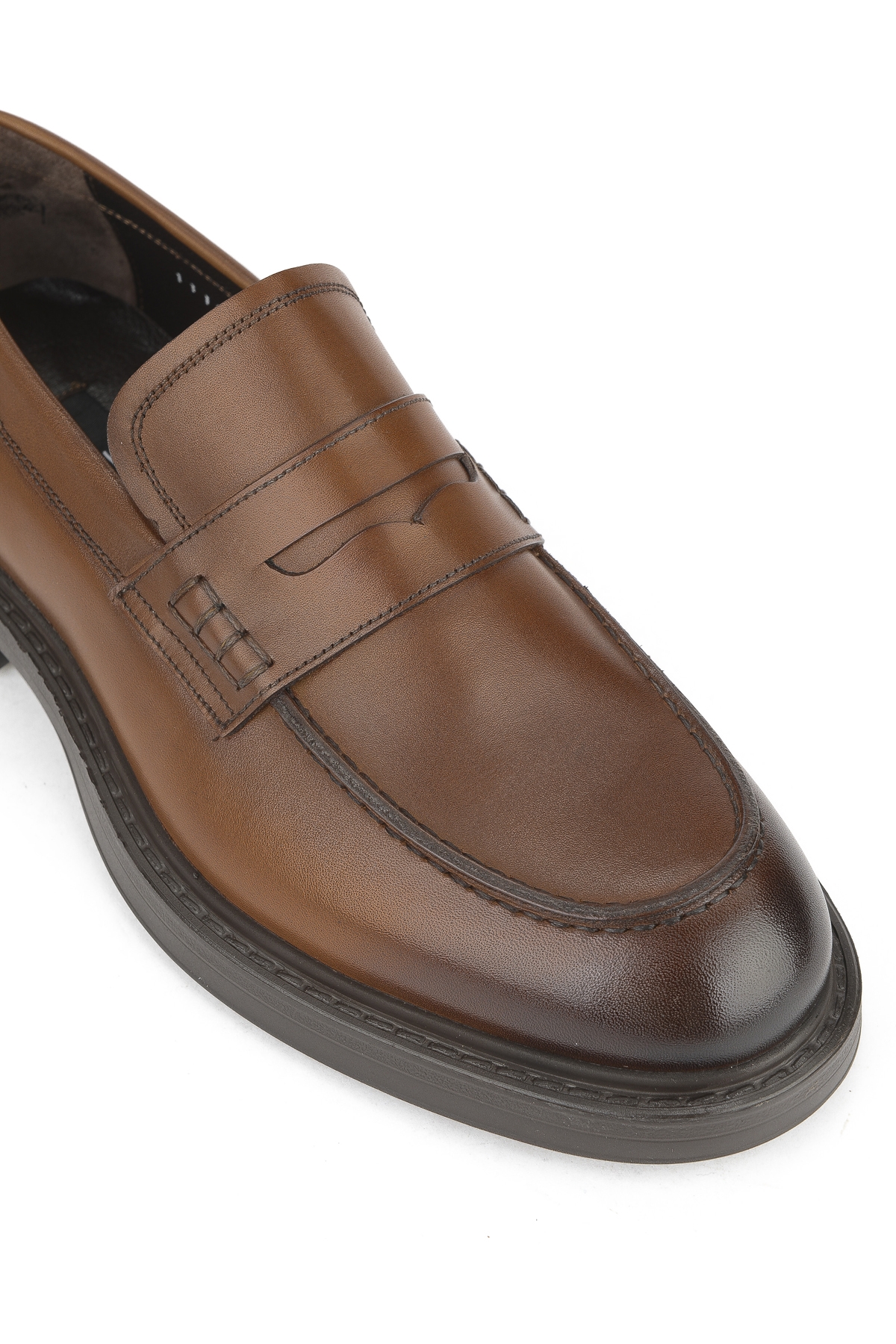 Erkek Hakiki Deri Ayakkabı 15350Z1112 Taba - Görsel 6