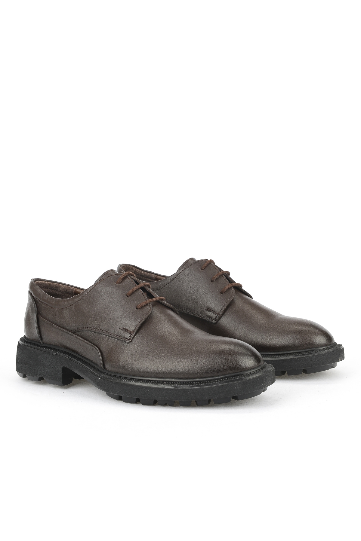 Erkek Hakiki Deri Ayakkabı 1531007Z4204 Kahve - Görsel 3