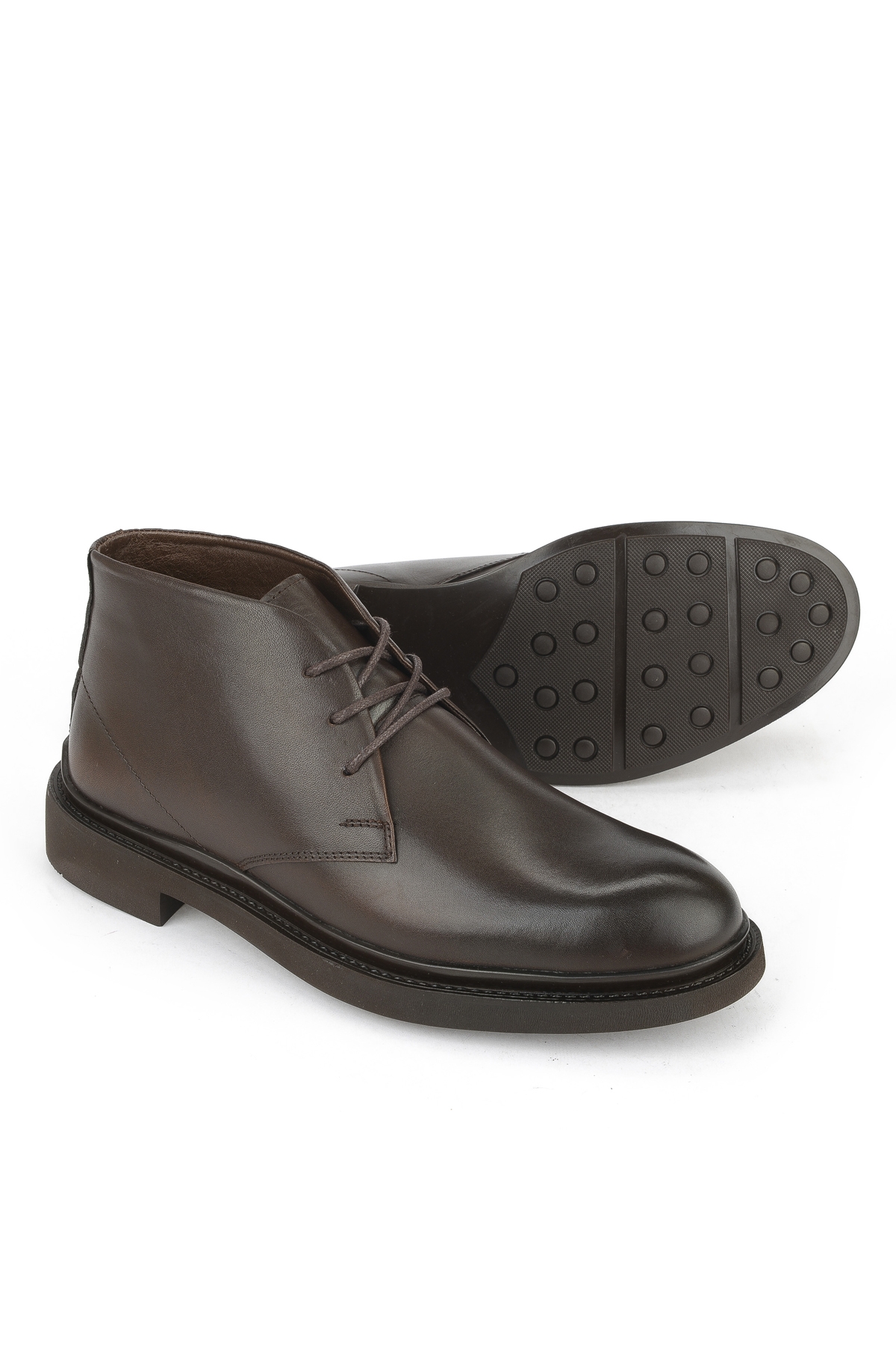 Erkek Hakiki Deri Bot 153986Z4065 Kahve - Görsel 5