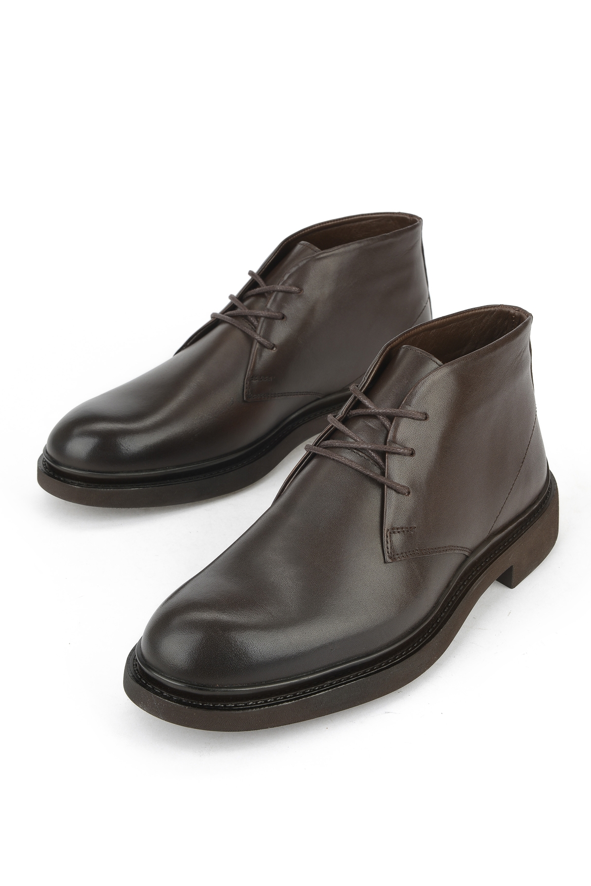 Erkek Hakiki Deri Bot 153986Z4065 Kahve - Görsel 6