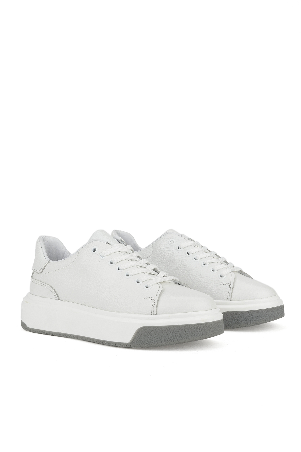 Erkek Hakiki Deri Ayakkabı 1531023Z1002 Beyaz - Görsel 3