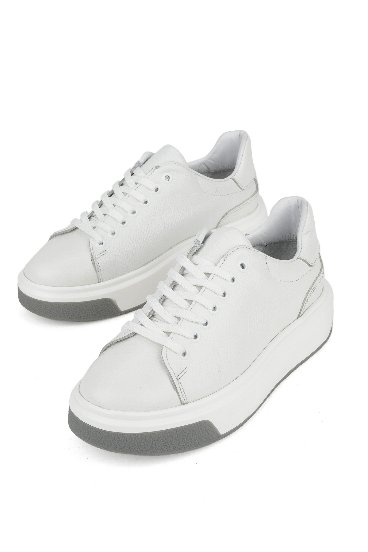 Erkek Hakiki Deri Ayakkabı 1531023Z1002 Beyaz - Görsel 6