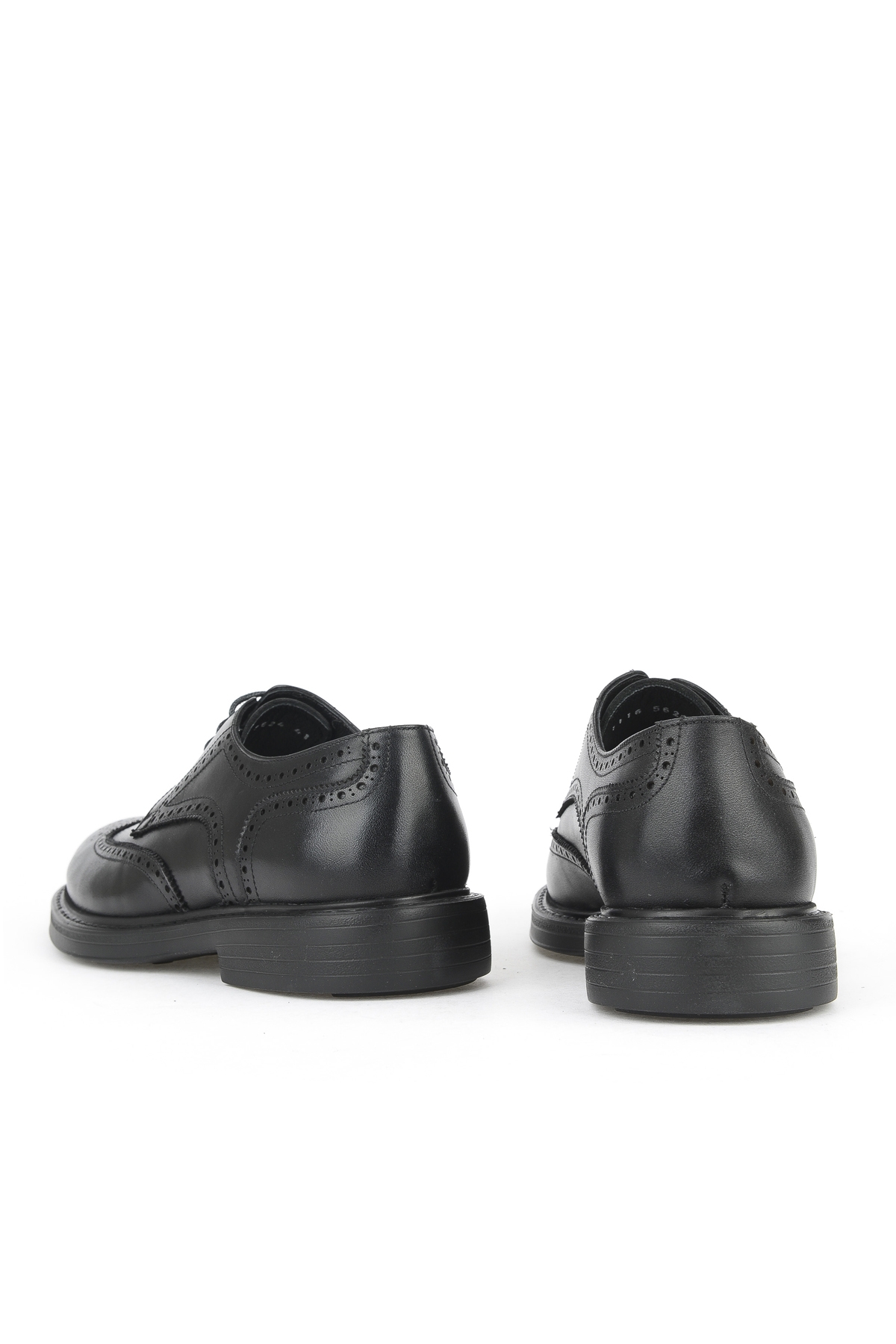 Erkek Hakiki Deri Ayakkabı 15350Z1116 Siyah - Görsel 4