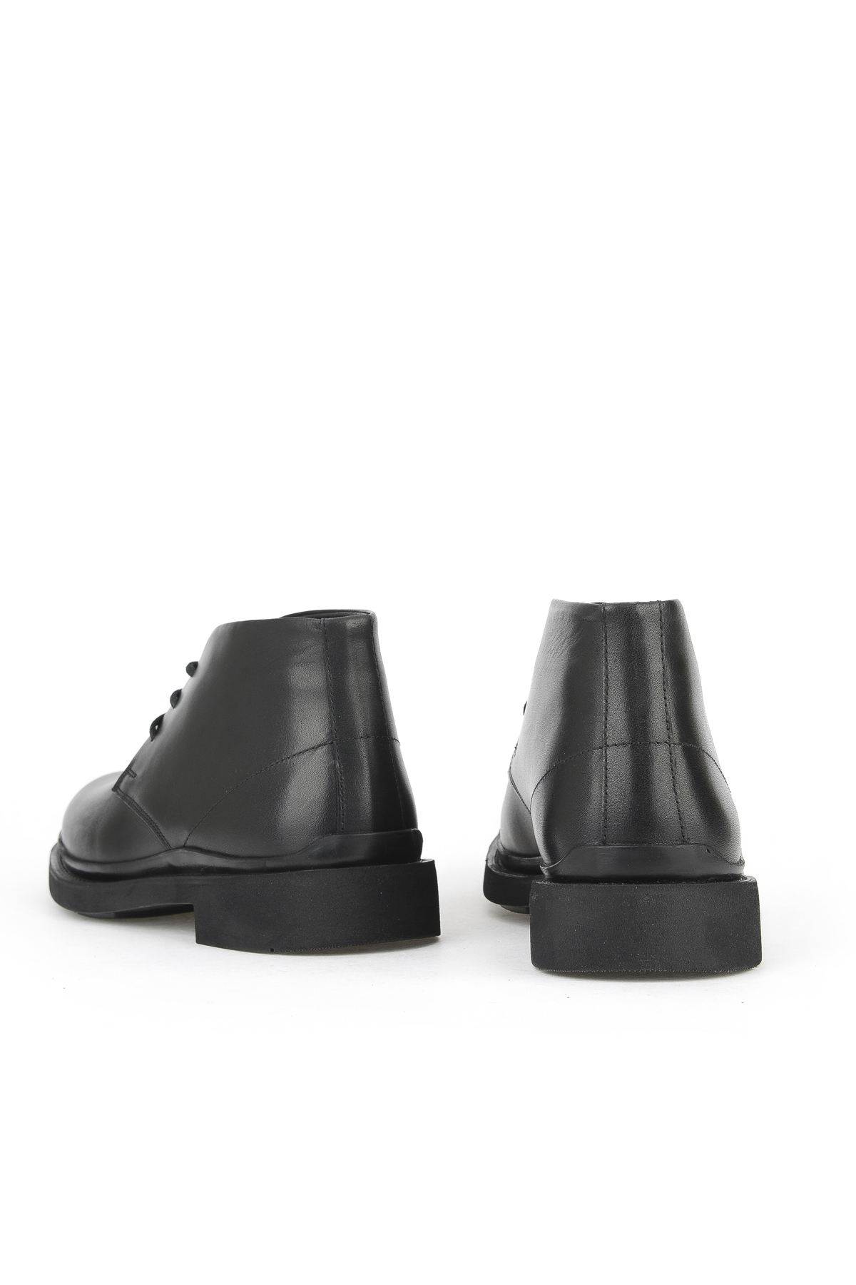 Erkek Hakiki Deri Bot 153986Z4065 Siyah - Görsel 4
