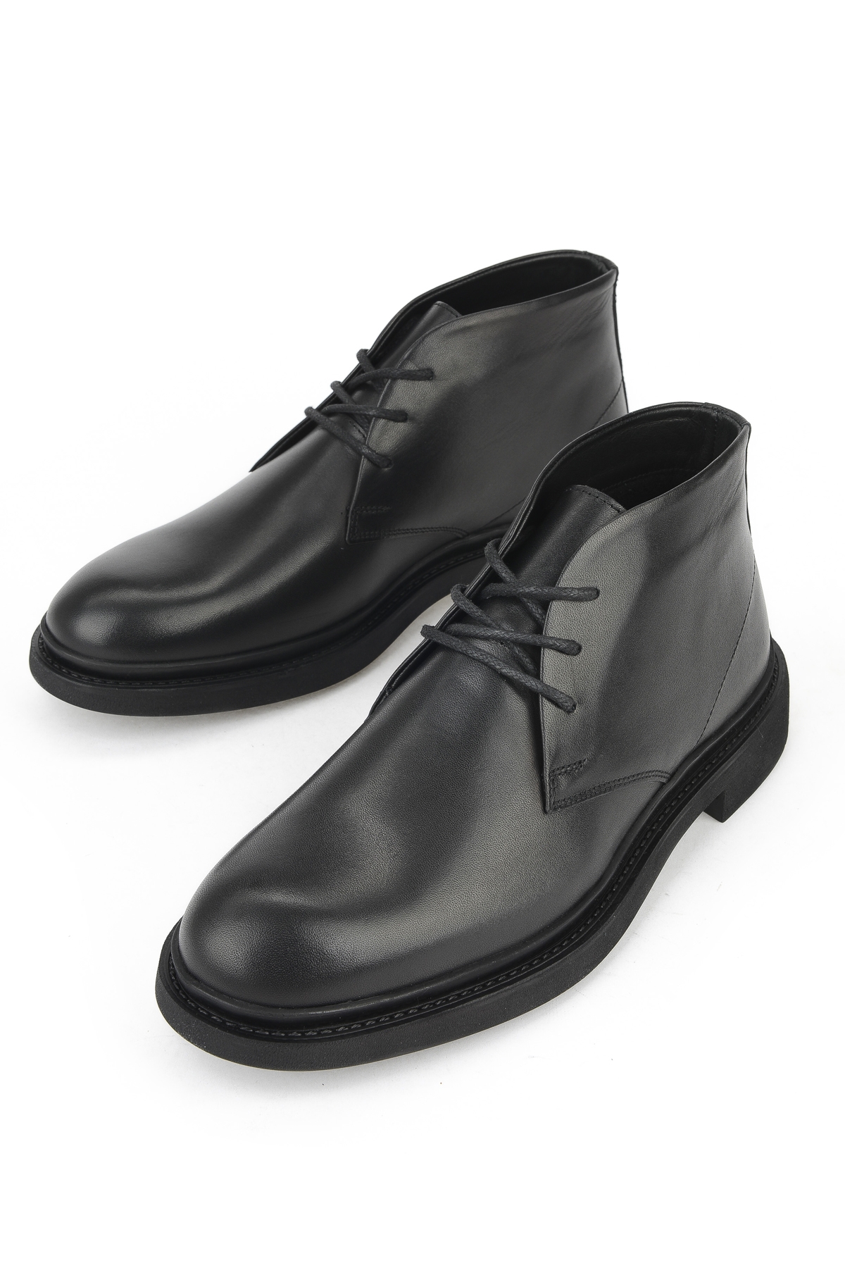Erkek Hakiki Deri Bot 153986Z4065 Siyah - Görsel 6