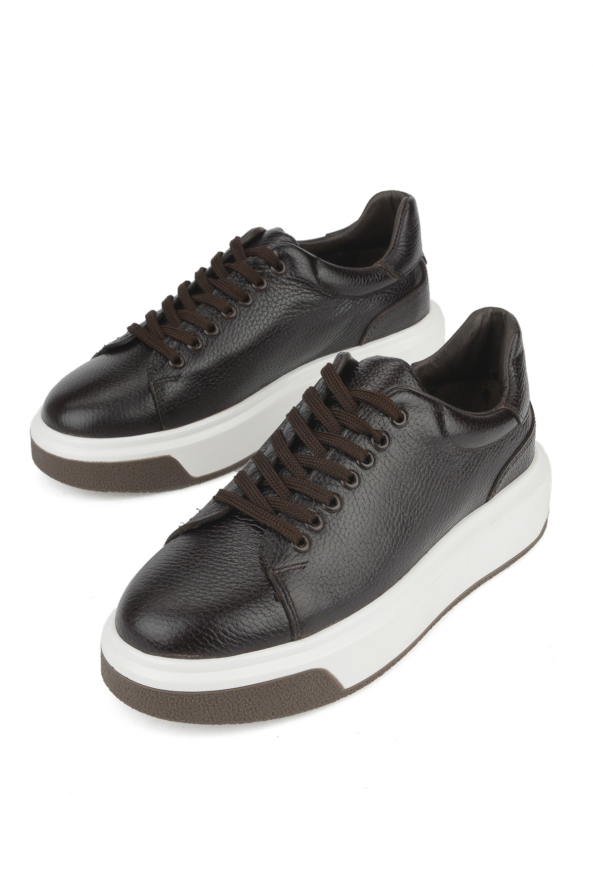 Erkek Hakiki Deri Ayakkabı 1531023Z1002 Kahve - Görsel 6