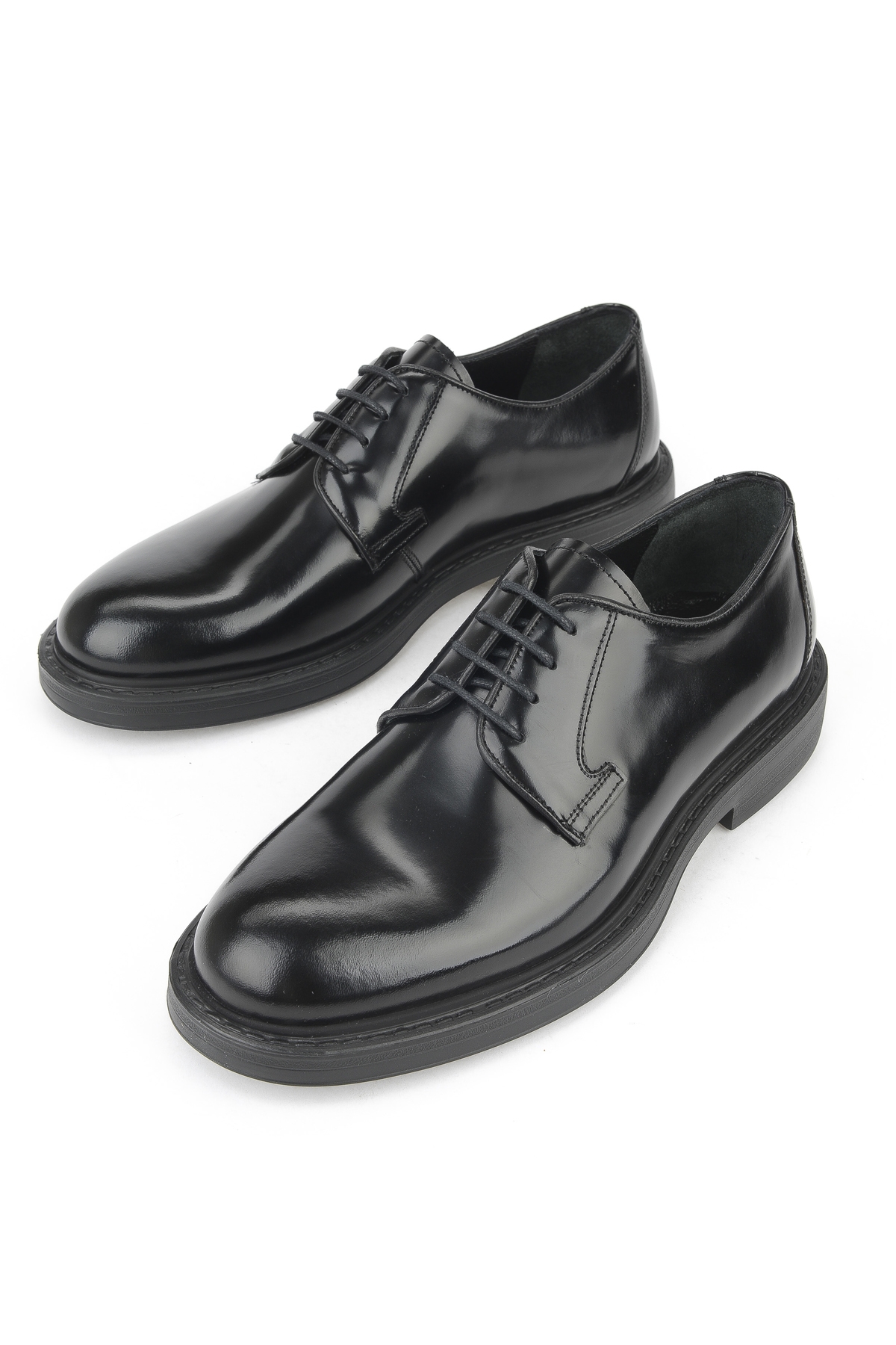 Erkek Hakiki Deri Ayakkabı 15350Z2299 Siyah - Görsel 6