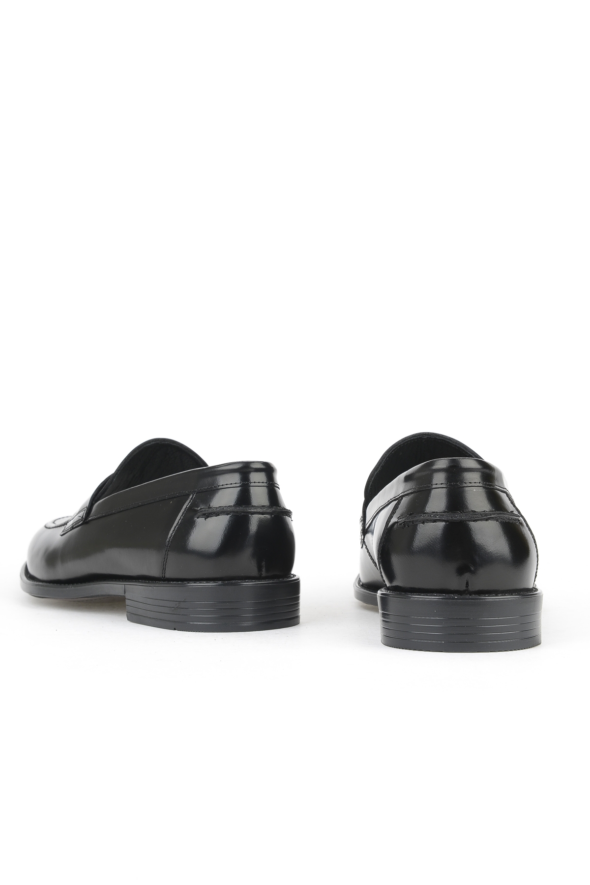 Erkek Hakiki Deri Ayakkabı 15350Z1120 Siyah - Görsel 4