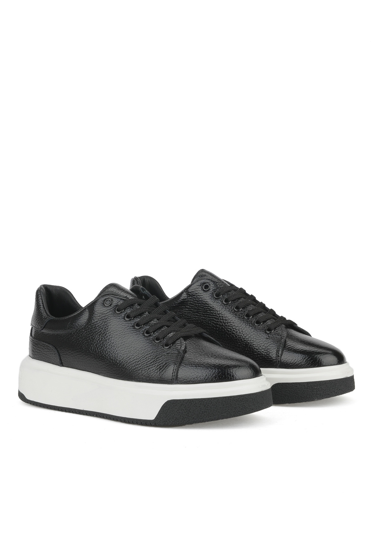 Erkek Hakiki Deri Ayakkabı 1531023Z1002 Siyah - Görsel 3