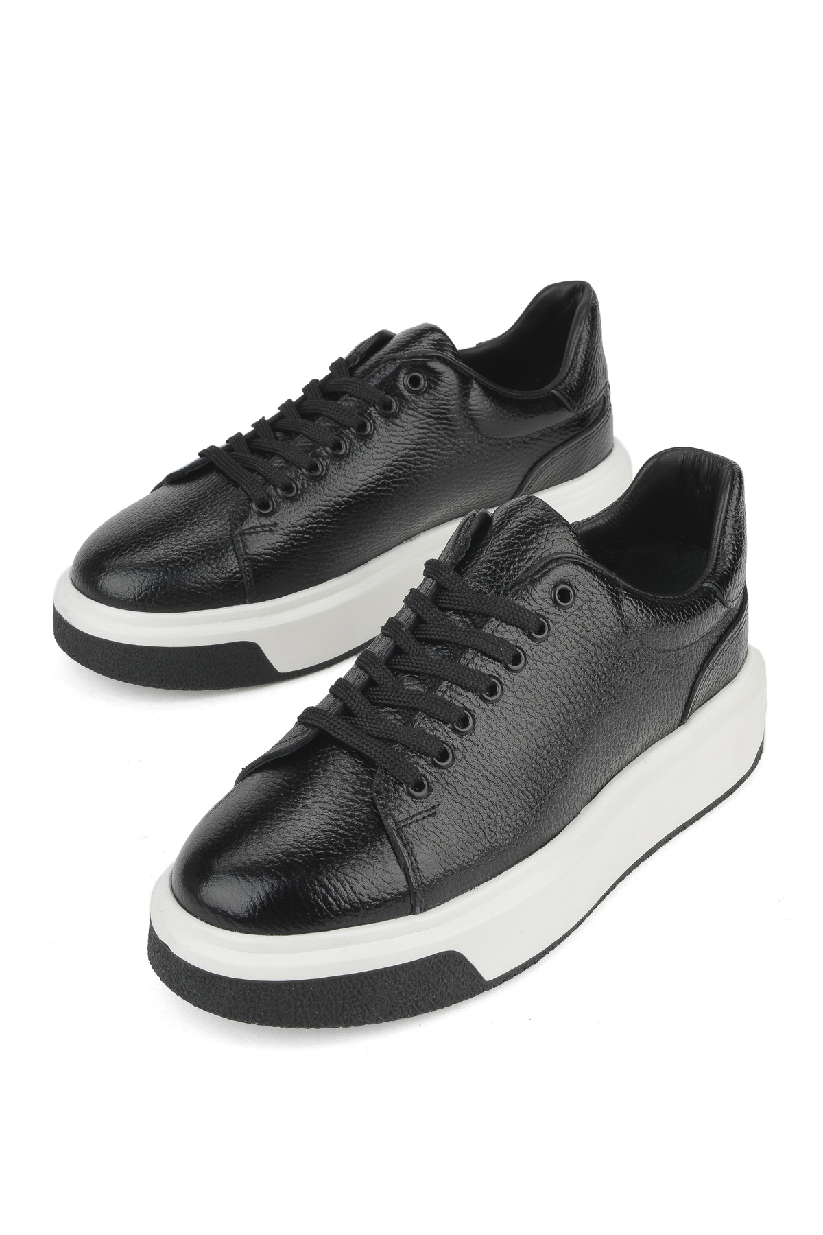 Erkek Hakiki Deri Ayakkabı 1531023Z1002 Siyah - Görsel 6