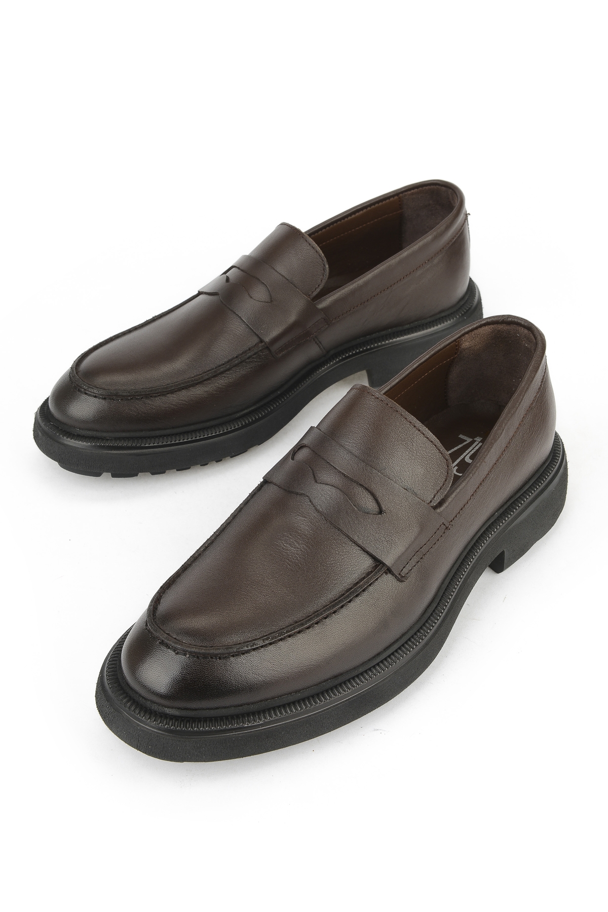 Erkek Hakiki Deri Ayakkabı 1531007Z4206 Kahve - Görsel 6