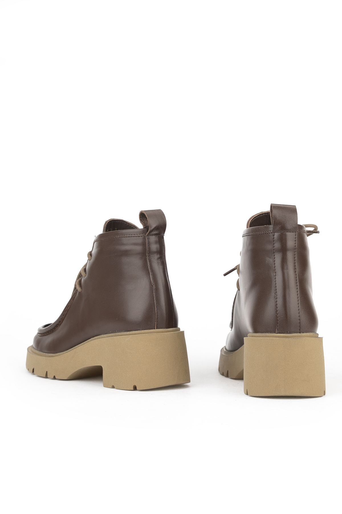 Kadın Hakiki Deri Bot 1531030Z2590 Kahve - Görsel 4