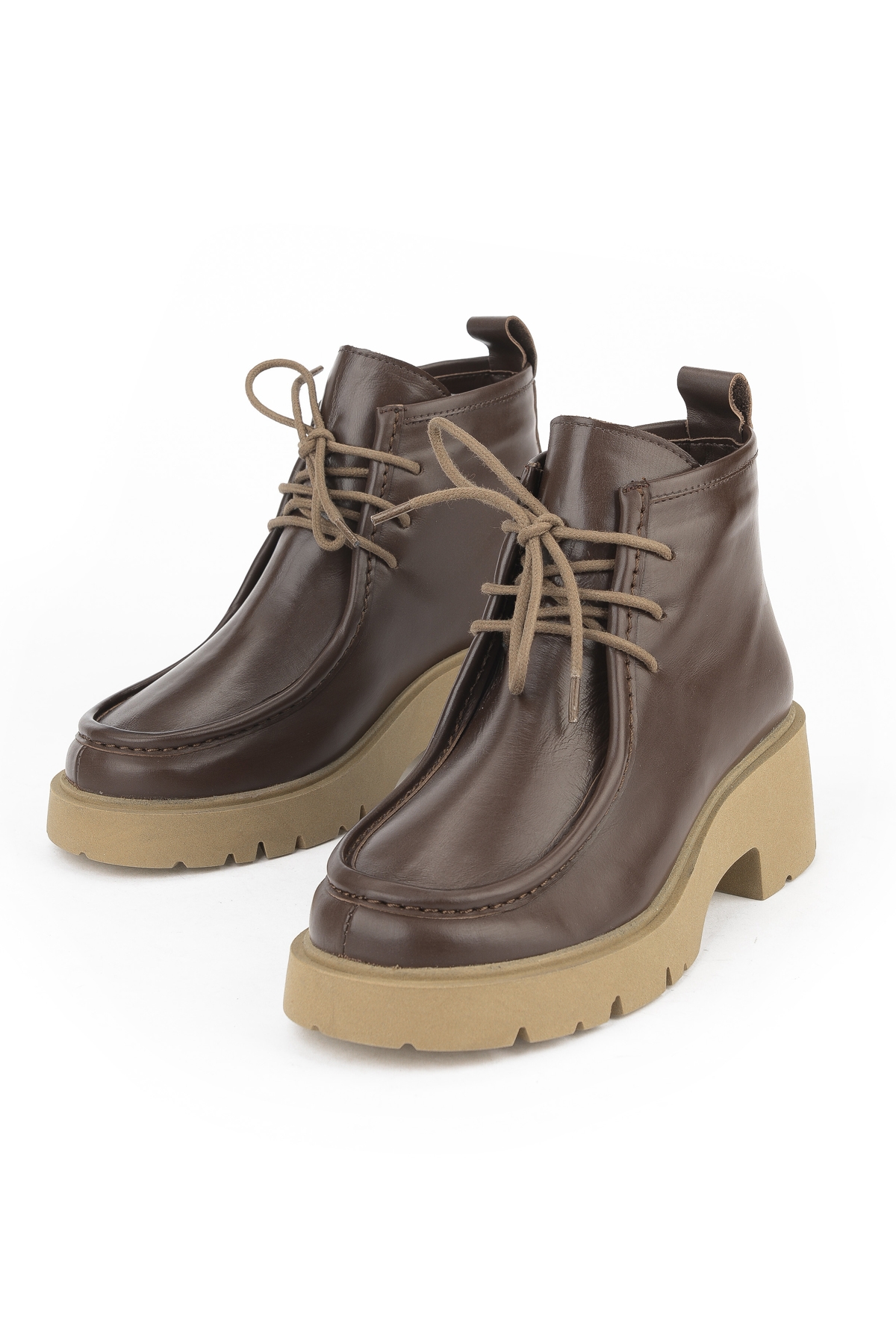 Kadın Hakiki Deri Bot 1531030Z2590 Kahve - Görsel 6
