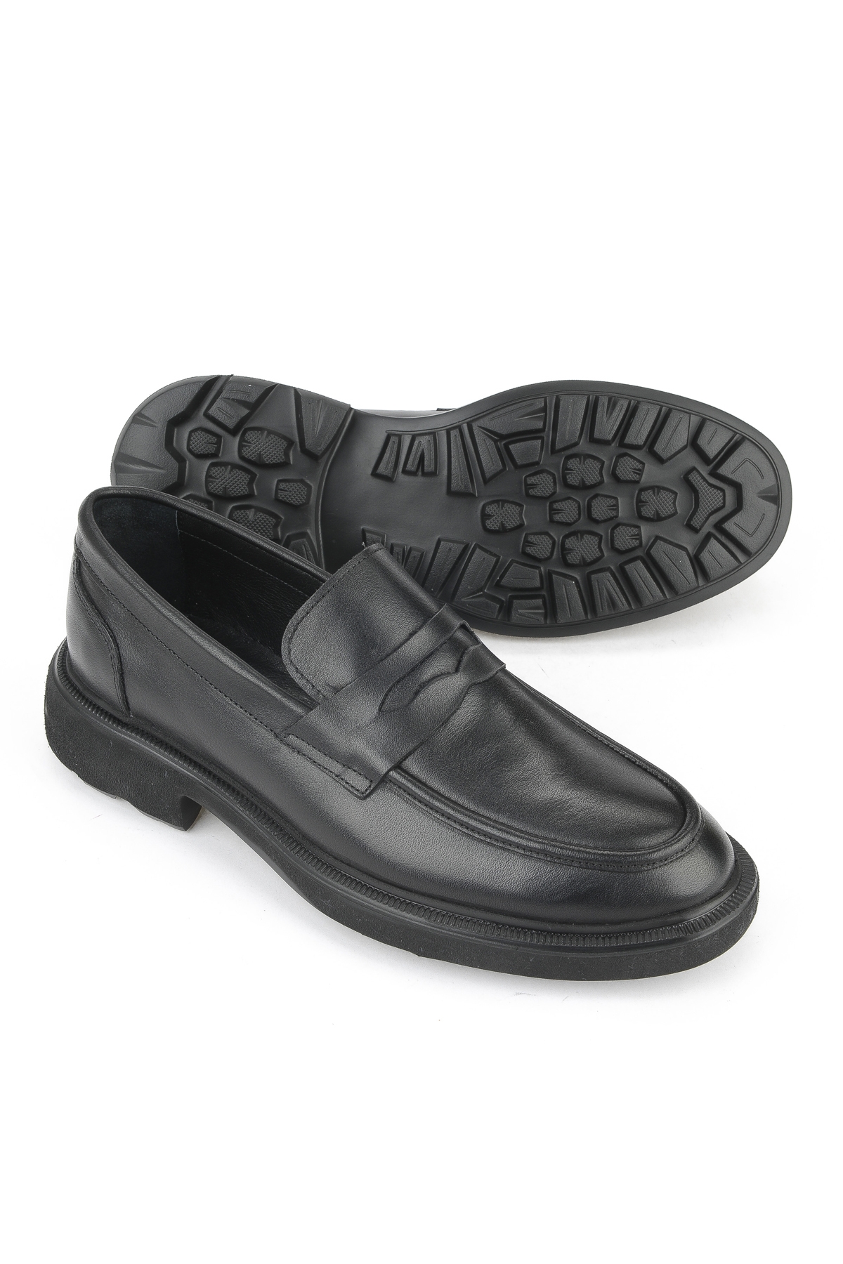 Erkek Hakiki Deri Ayakkabı 1531007Z4206 Siyah - Görsel 5
