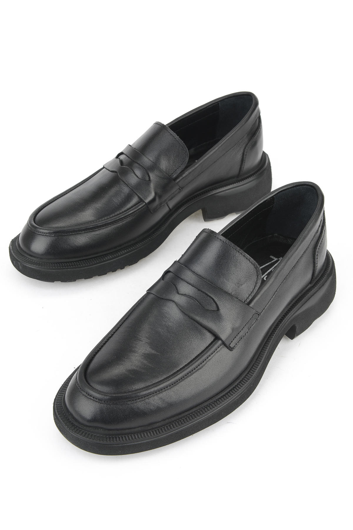 Erkek Hakiki Deri Ayakkabı 1531007Z4206 Siyah - Görsel 6
