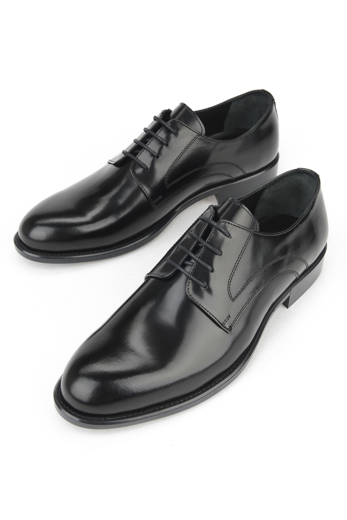 Erkek Hakiki Deri Ayakkabı 15350Z0239 Siyah - Görsel 6