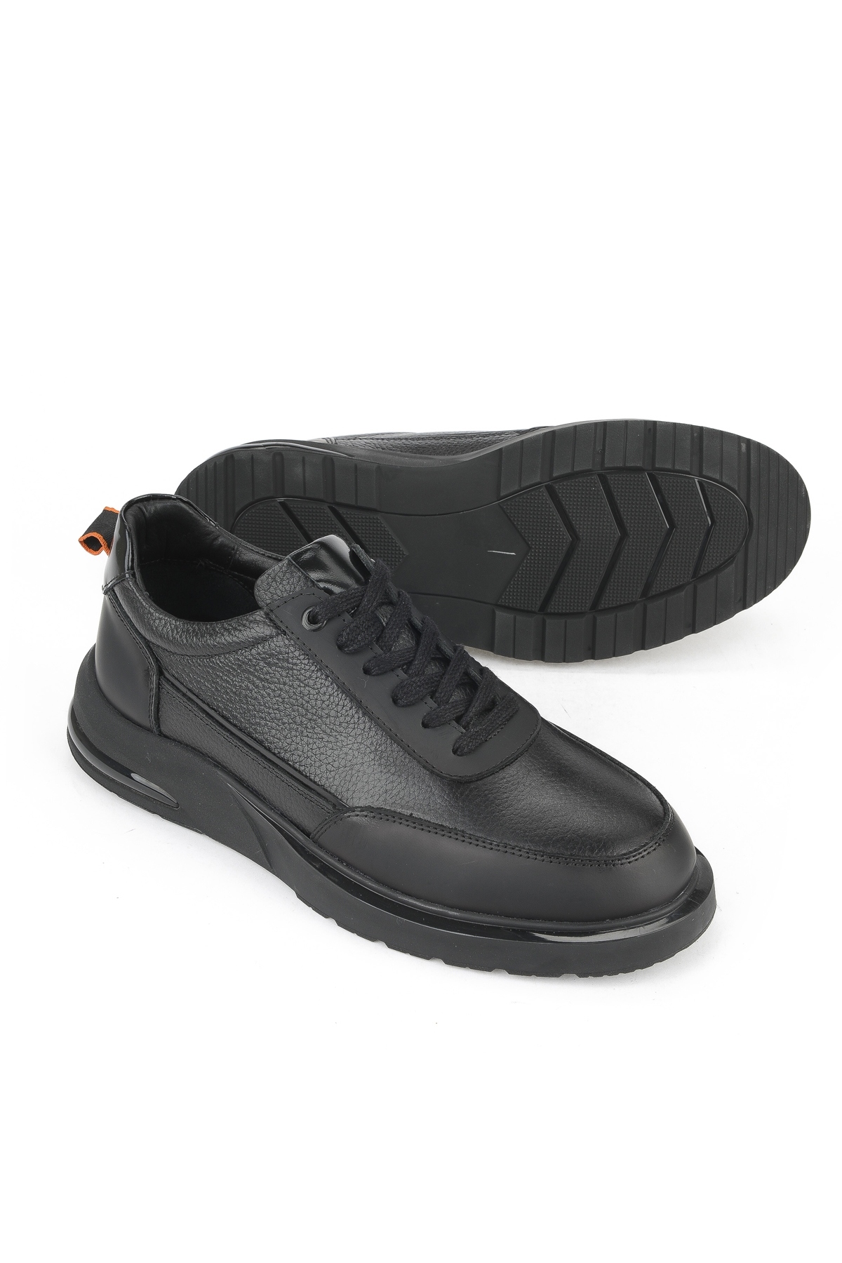 Erkek Hakiki Deri Ayakkabı 1531025Z2048 Siyah - Görsel 5