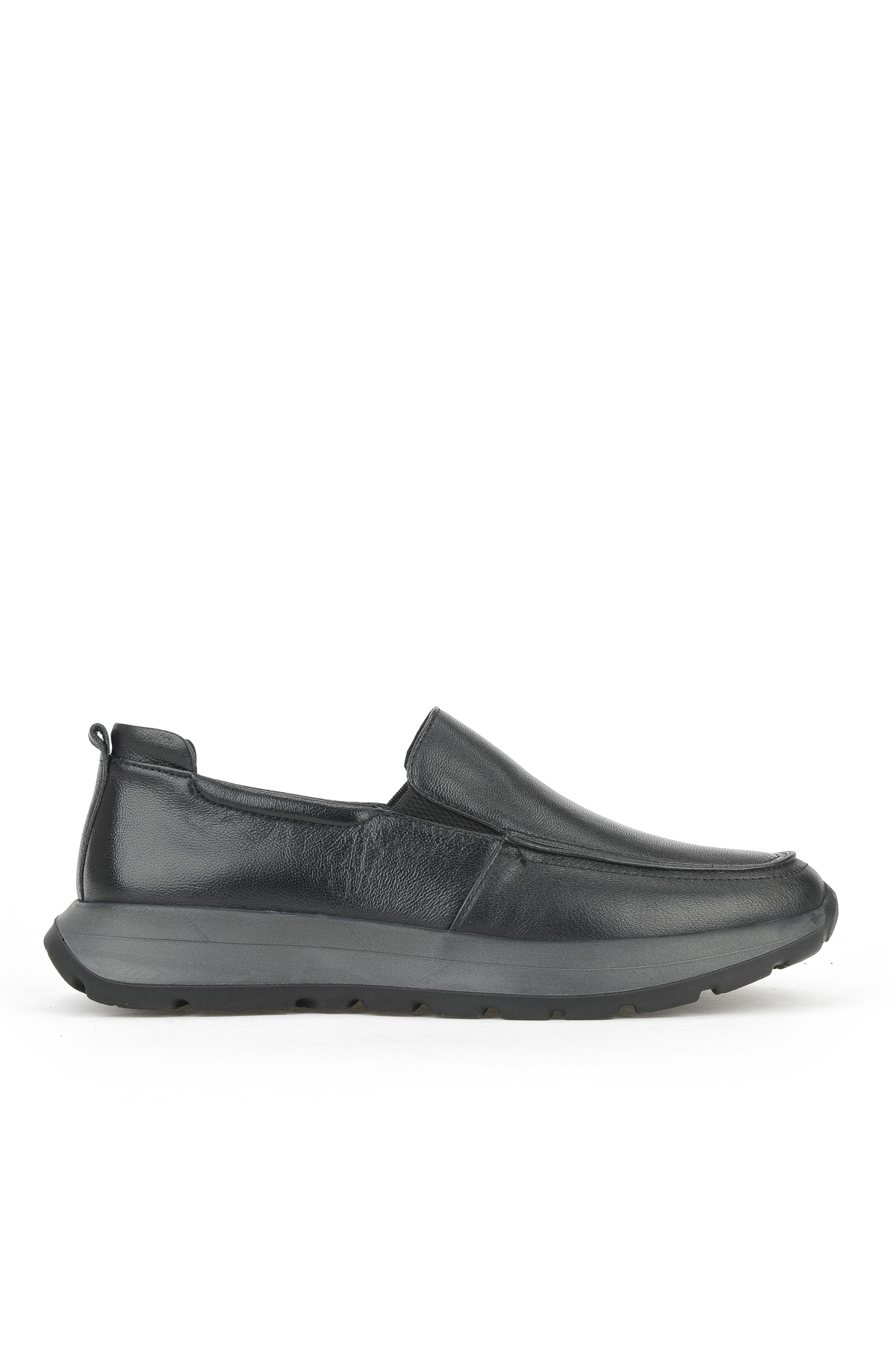 Erkek Hakiki Deri Konfor Ayakkabı 15310Z8082 Siyah - Görsel 2