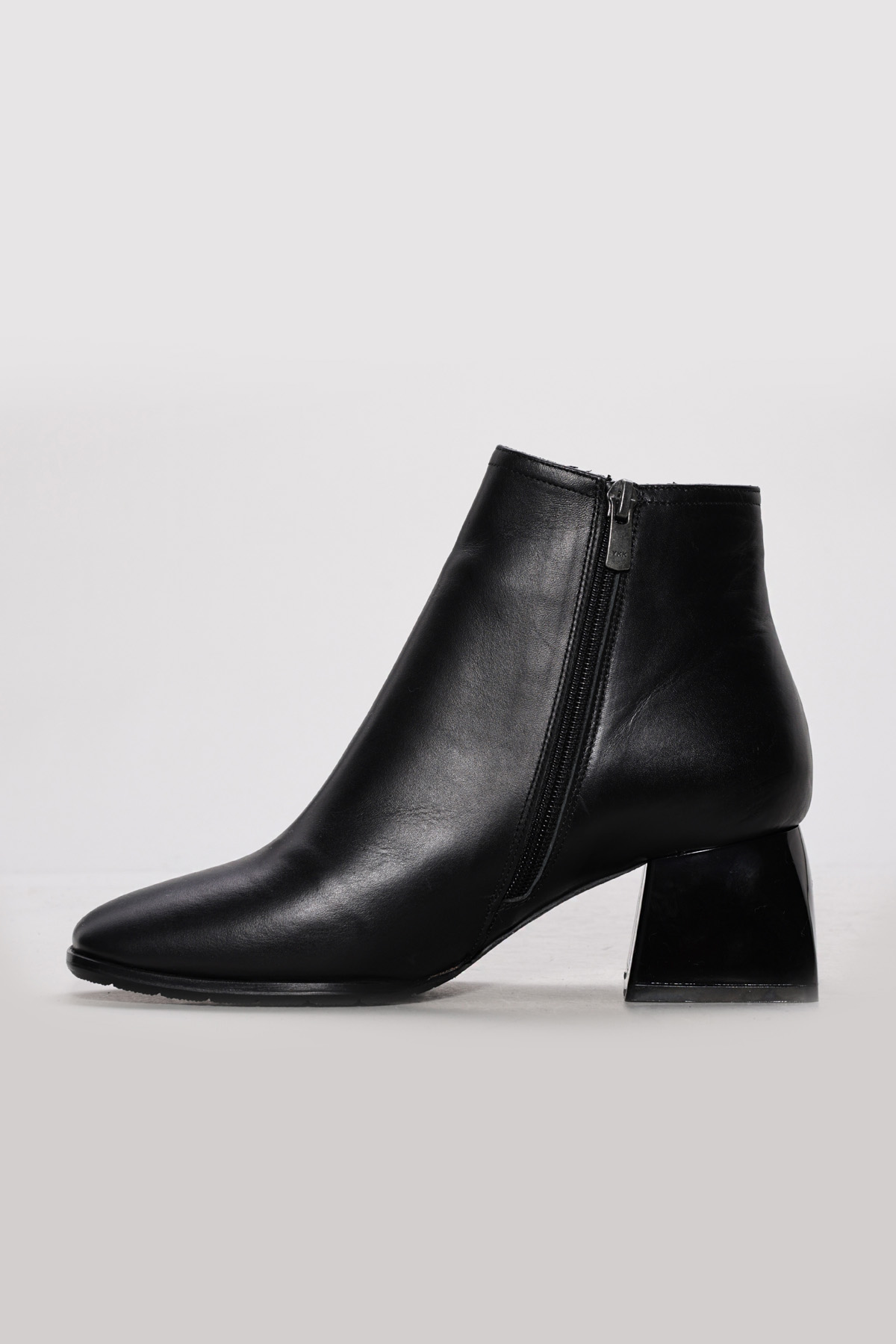 Hakiki Deri Kürklü Kadın Kalın Topuklu Bot 264KZA854 - Görsel 3