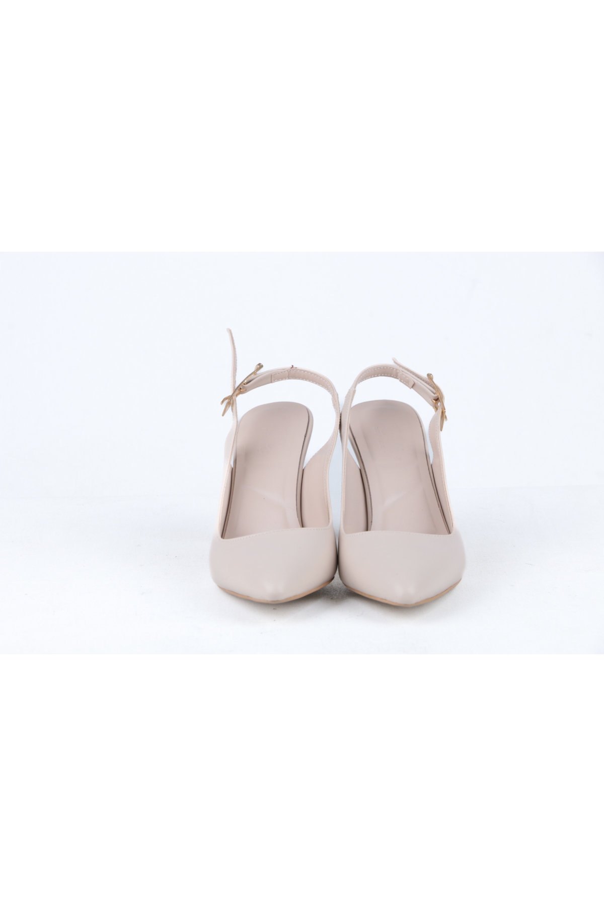 Cc 8 Cm Arka Açık Kadın Stiletto Ayakkabı - Görsel 4