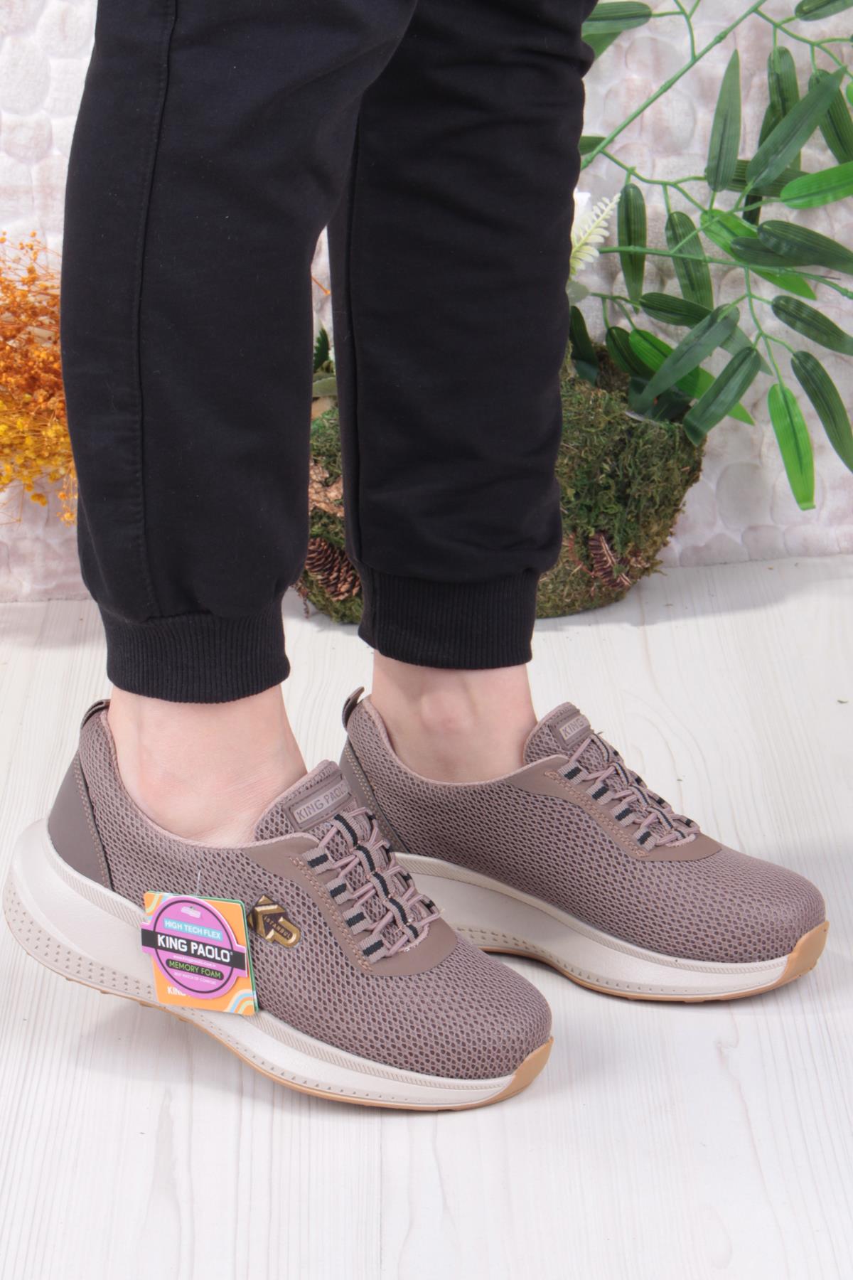King Anna Rahat Hafif Memory Foam Taban Sneaker Kadın Ayakkabı - Görsel 3