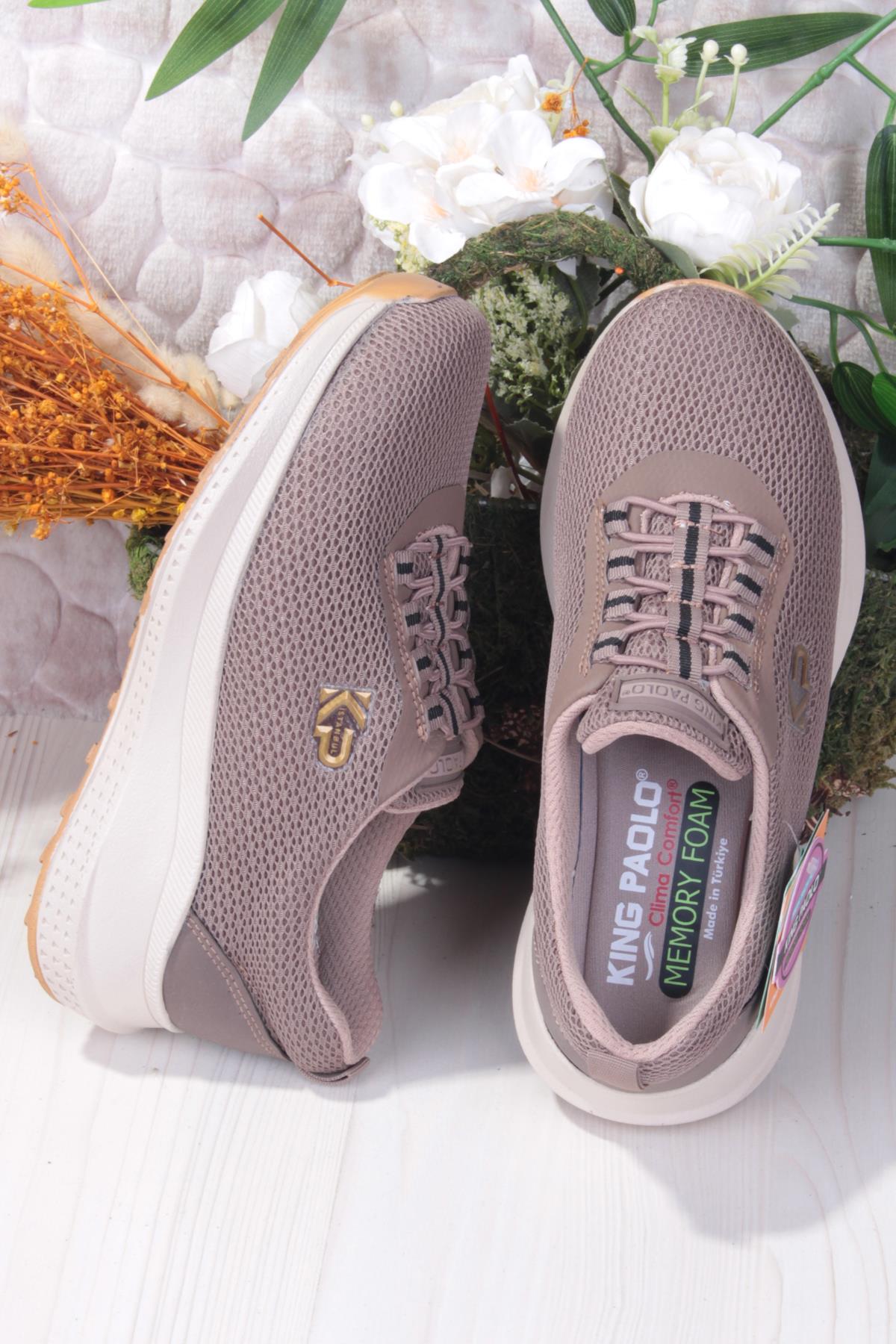 King Anna Rahat Hafif Memory Foam Taban Sneaker Kadın Ayakkabı - Görsel 6