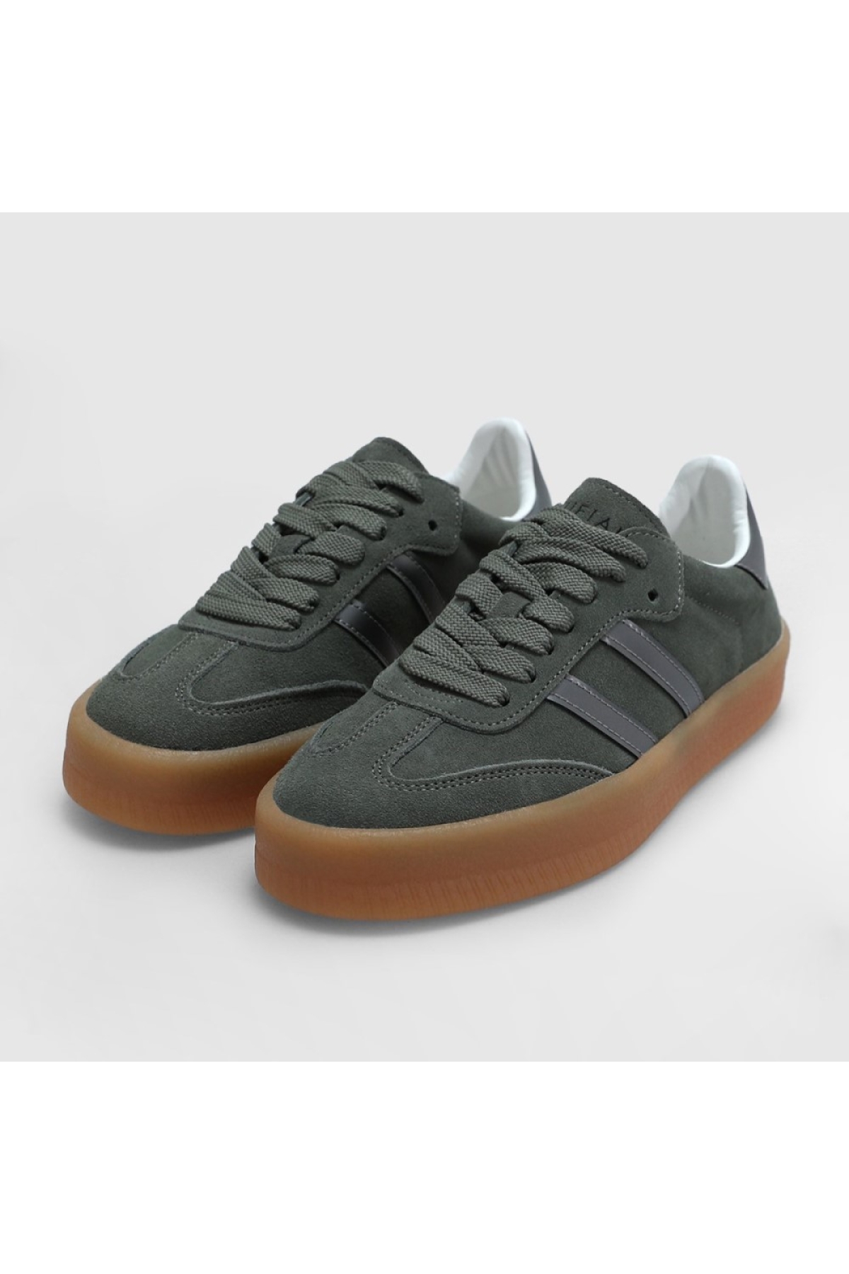 Lufıan Stella Unisex Açıkyeşil Deri Spor Ayakkabı 122230043 - Görsel 4