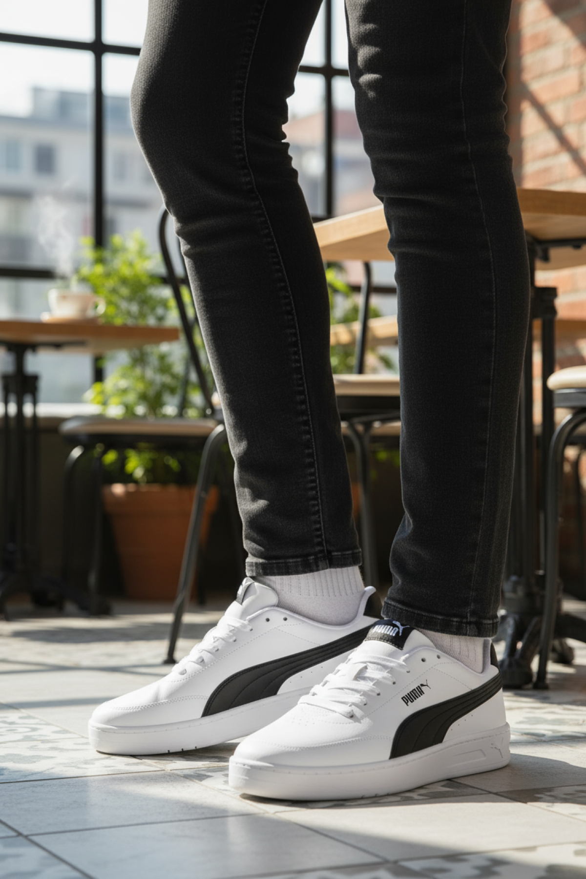 Court Classic Clean Beyaz Erkek Sneaker - Görsel 3