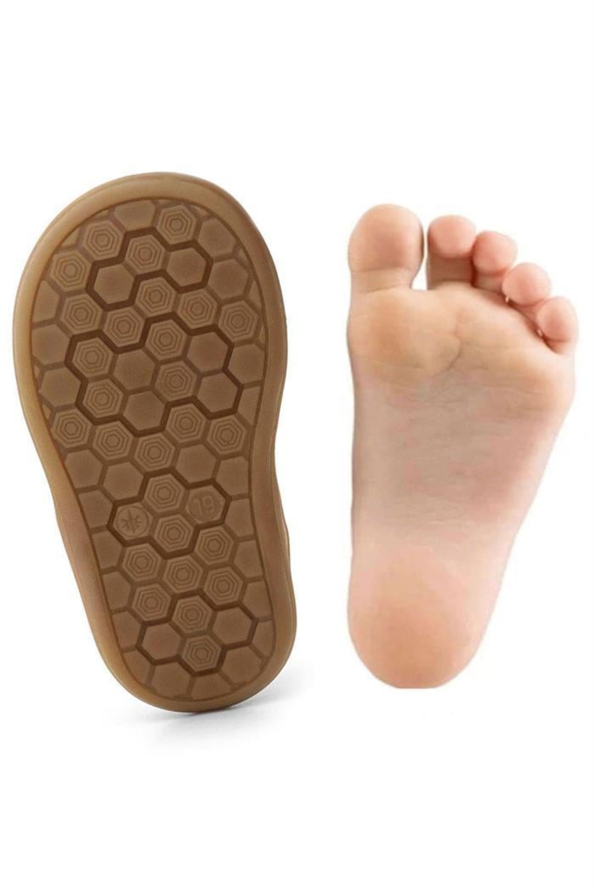 Yoohoo Hakiki Deri Sarı Cırtlı Unisex Bebek Bot - Görsel 9