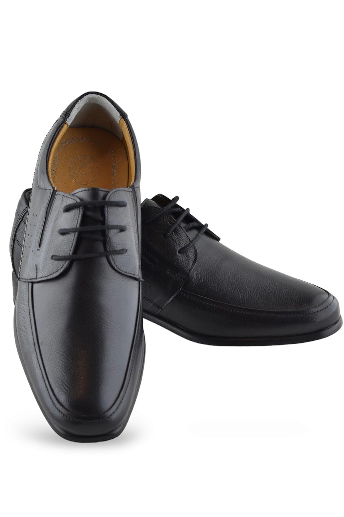 2085 Ortopedik Taban Hakiki Deri Erkek Klasik Ayakkabı Günlük Erkek Deri Ayakkabı - Görsel 5