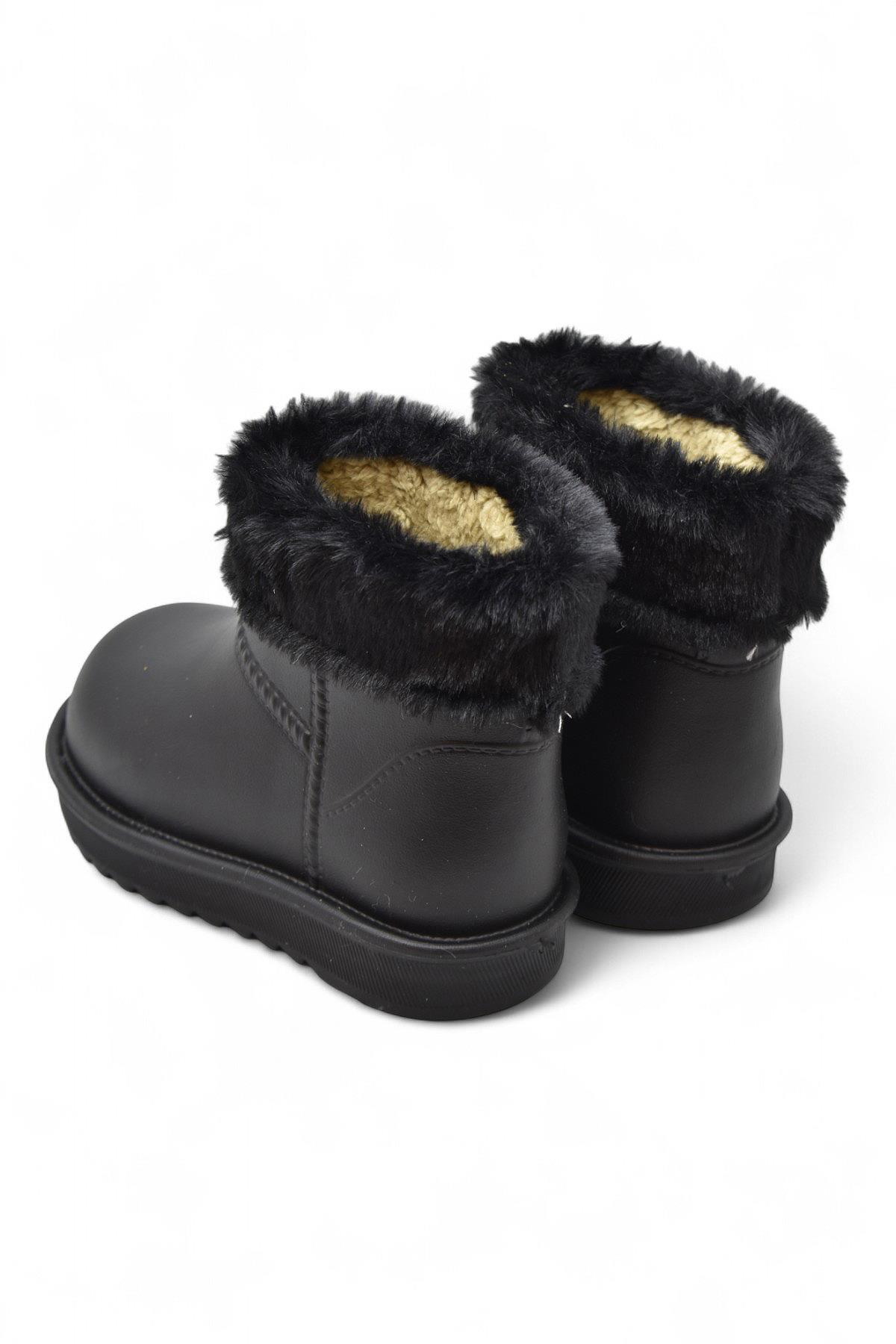 65D Rahat Taban İçi Kürklü Su Geçirmez Kız Çocuk Bot Günlük Çocuk Bot - Görsel 4