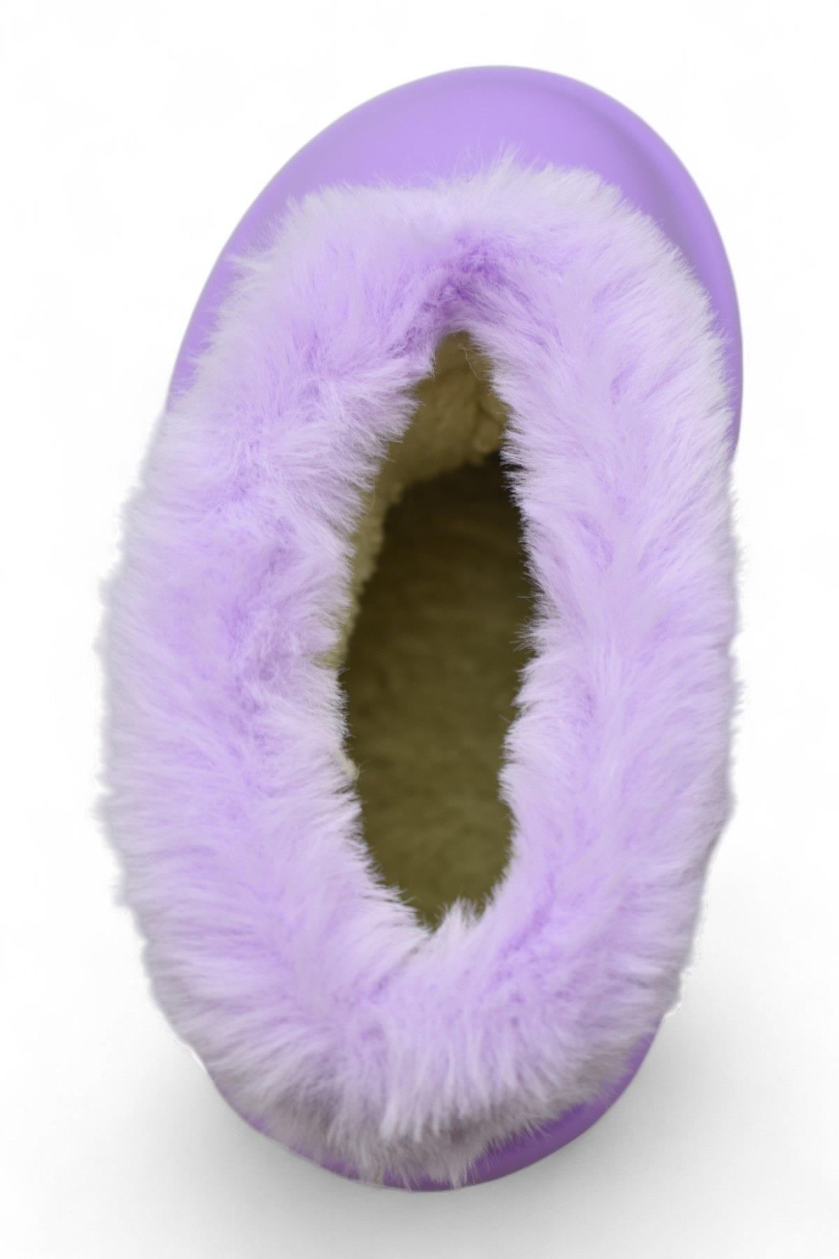 65D Rahat Taban İçi Kürklü Su Geçirmez Kız Çocuk Bot Günlük Çocuk Bot - Görsel 5