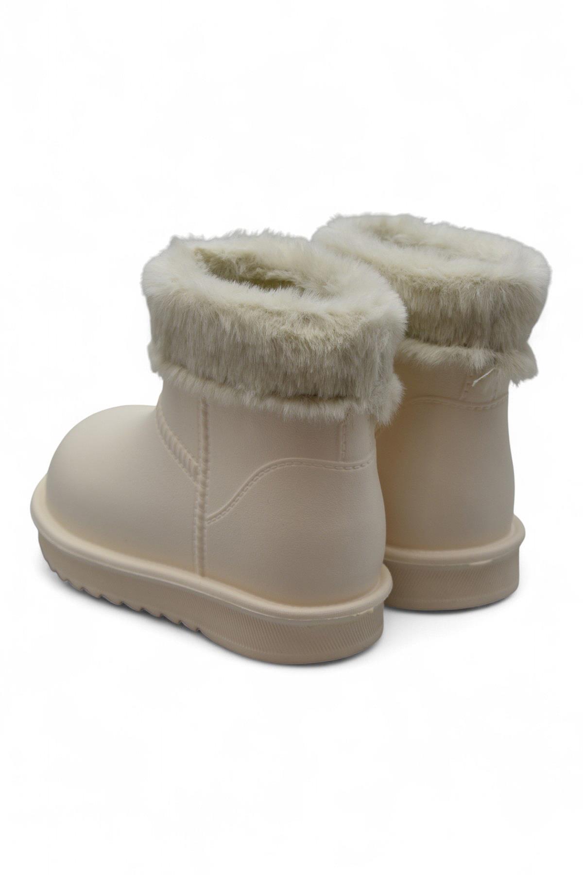 65D Rahat Taban İçi Kürklü Su Geçirmez Kız Çocuk Bot Günlük Çocuk Bot - Görsel 5