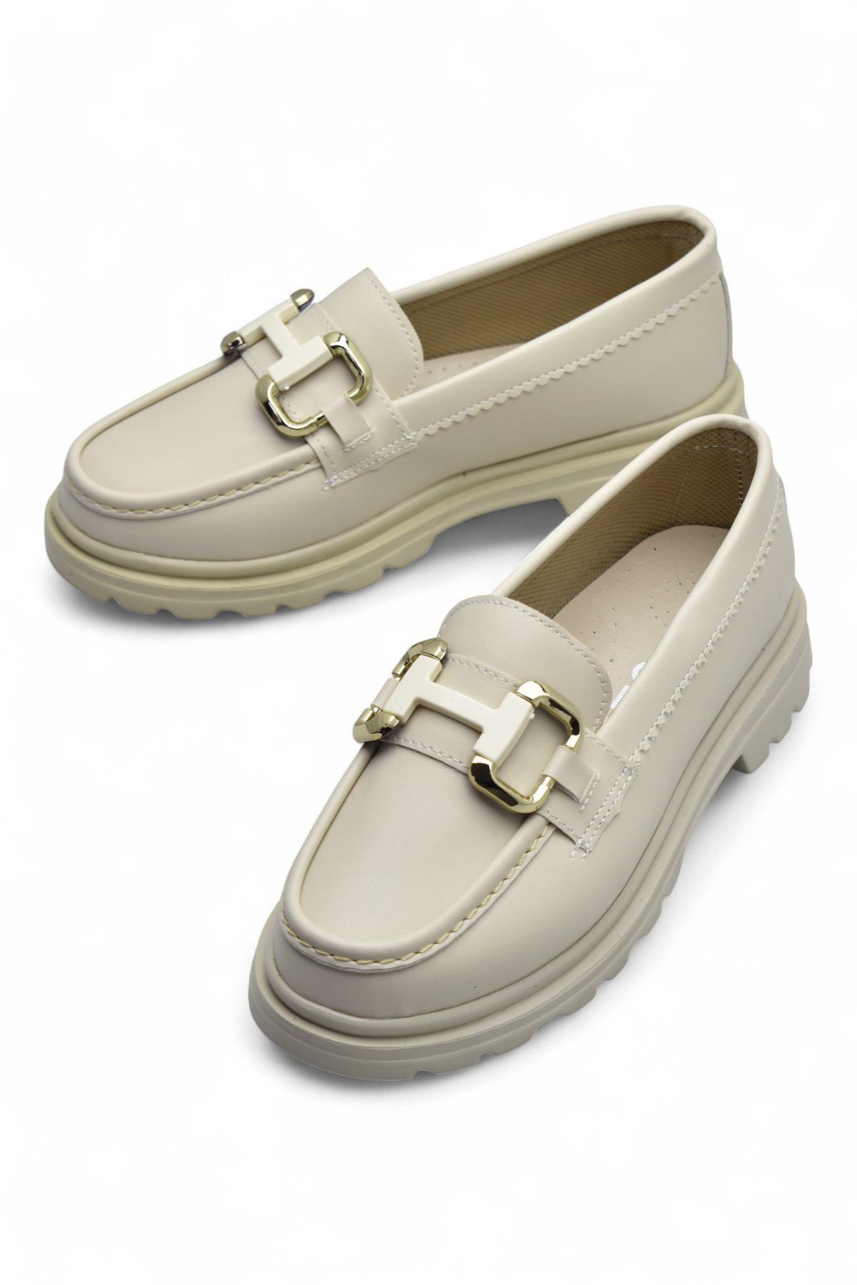 810 Rahat Taban Günlük Siyah Kadın Laofer Ayakkabı Casual Kadın Ayakkabı - Görsel 6