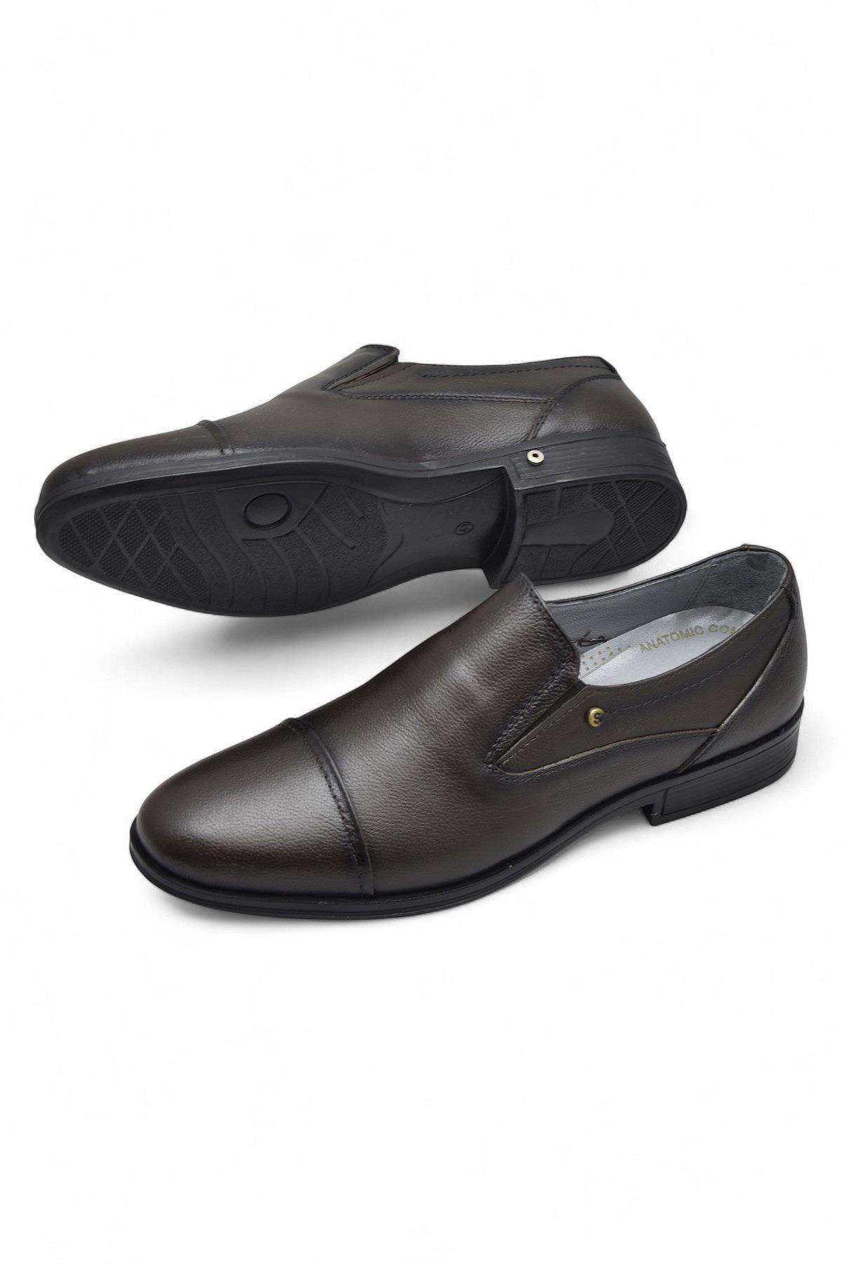 3572 Tam Ortopedik Taban Hakiki Deri Erkek Ayakkabı Hava Süspansüyonlu - Görsel 5