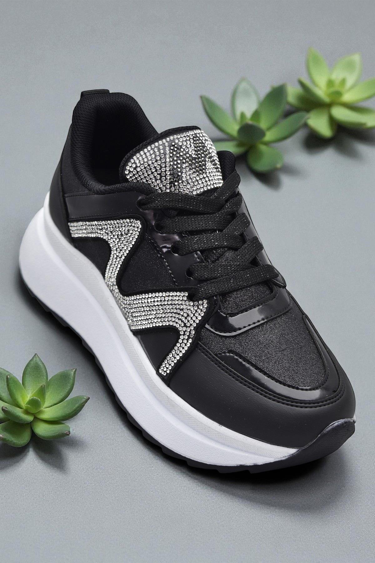 4855 Ortopedik Taban Günlük Kadın Ayakkabı Spor Klasik Kadın Ayakkabı Sneakers - Görsel 4