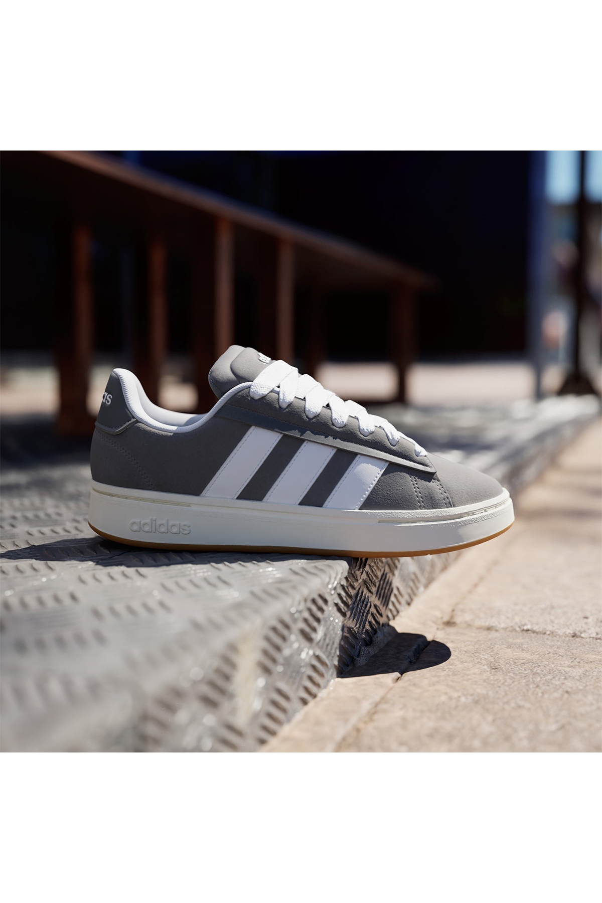 Grand Court Alpha 00s Erkek Gri Sneaker - Görsel 3