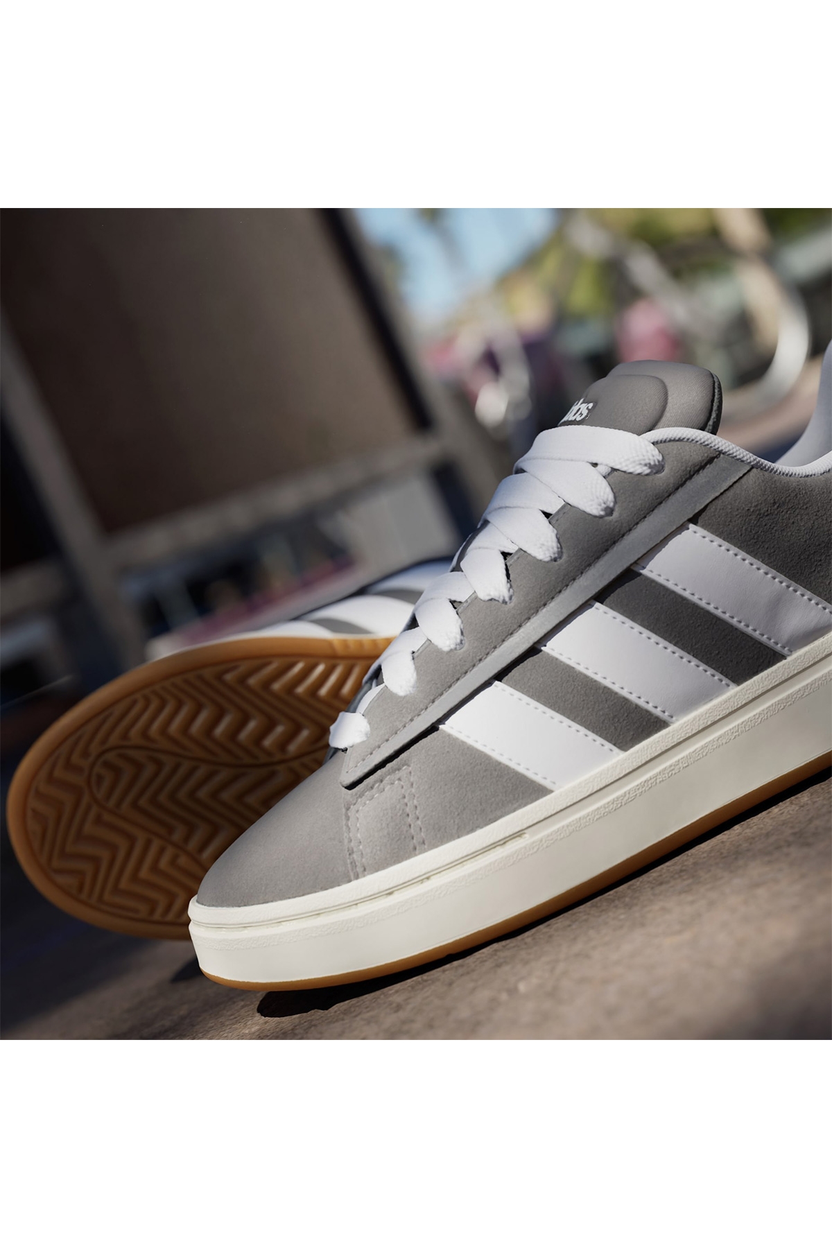 Grand Court Alpha 00s Erkek Gri Sneaker - Görsel 6