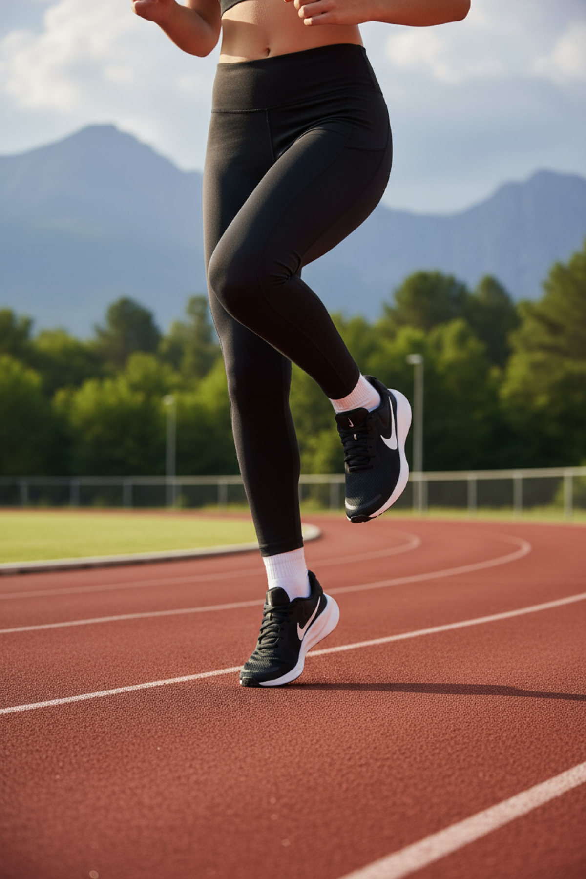 Nike W REVOLUTION 7 Siyah Kadın Koşu Ayakkabısı - Görsel 3